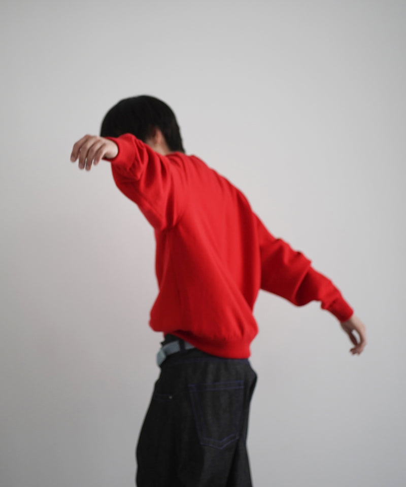 DIGAWEL Extrafine merino wool sweater "RED"