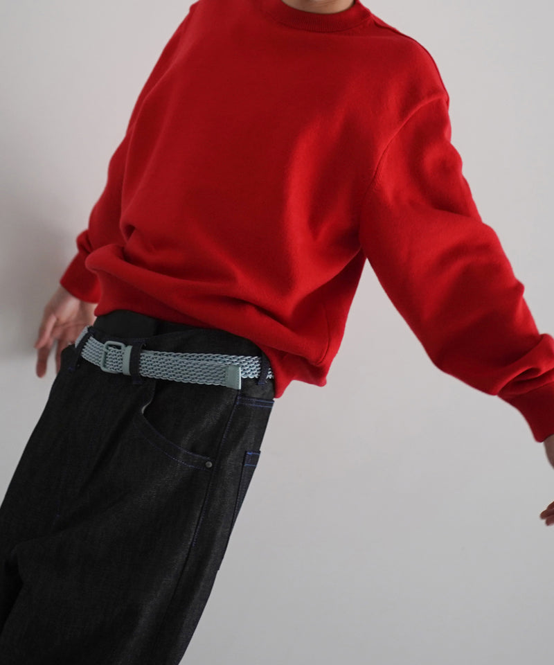 DIGAWEL Extrafine merino wool sweater "RED"