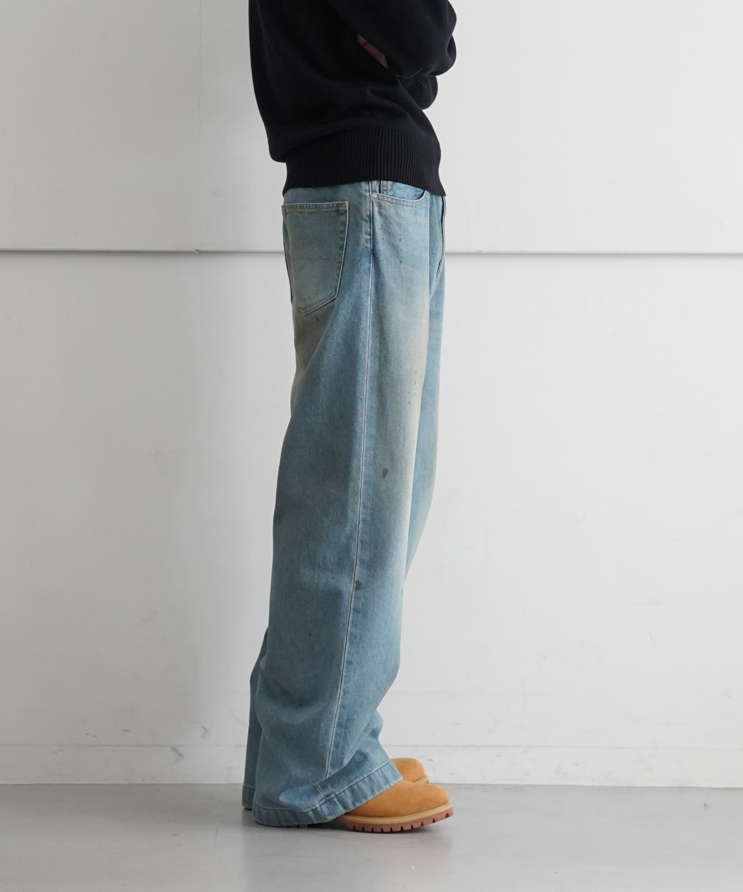 【EXCLUSIVE】NEONSIGN Loose Denim Pants v1.2 "INDIGO USED"