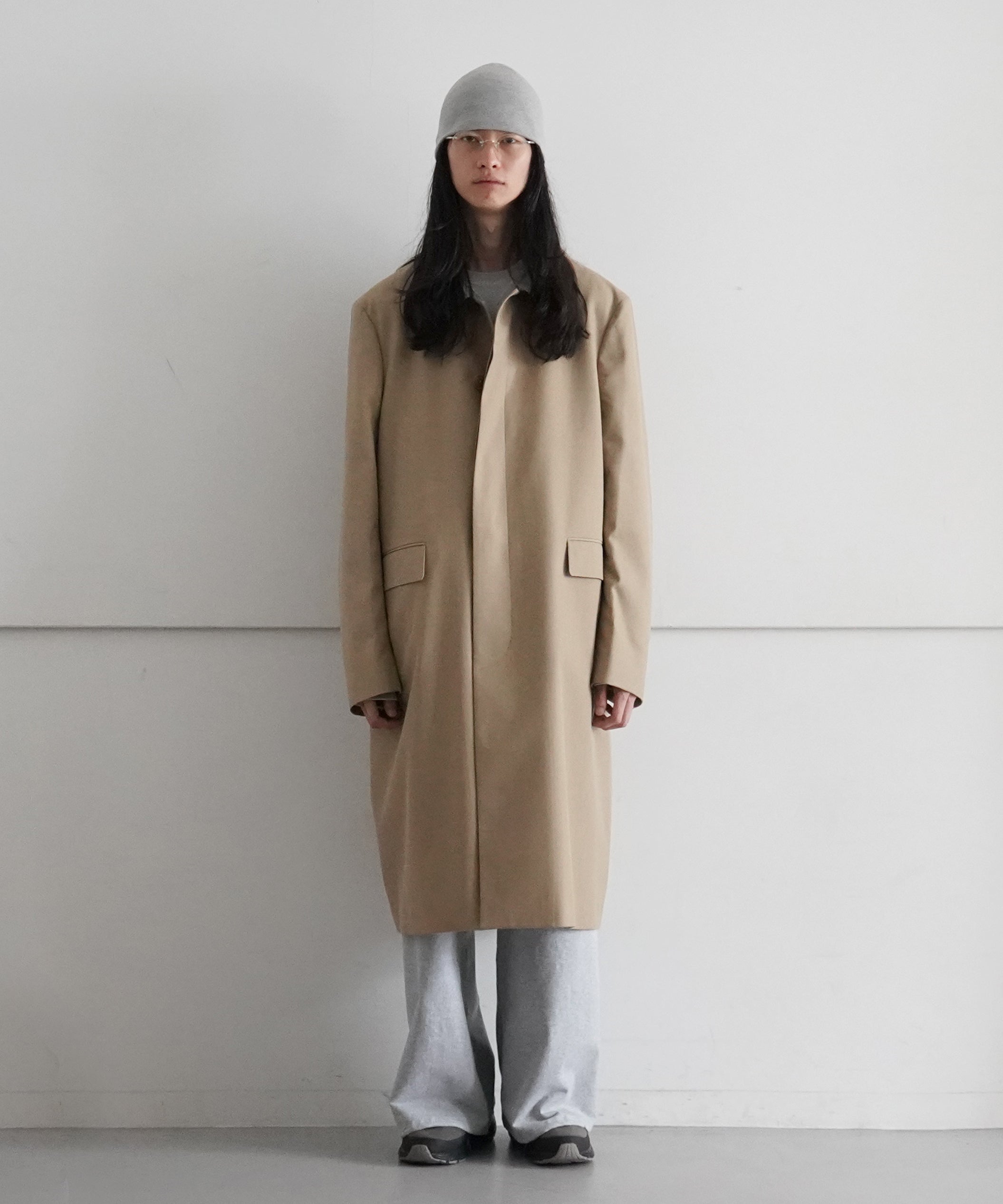 REVERBERATE STAND FALL COLLAR COAT 