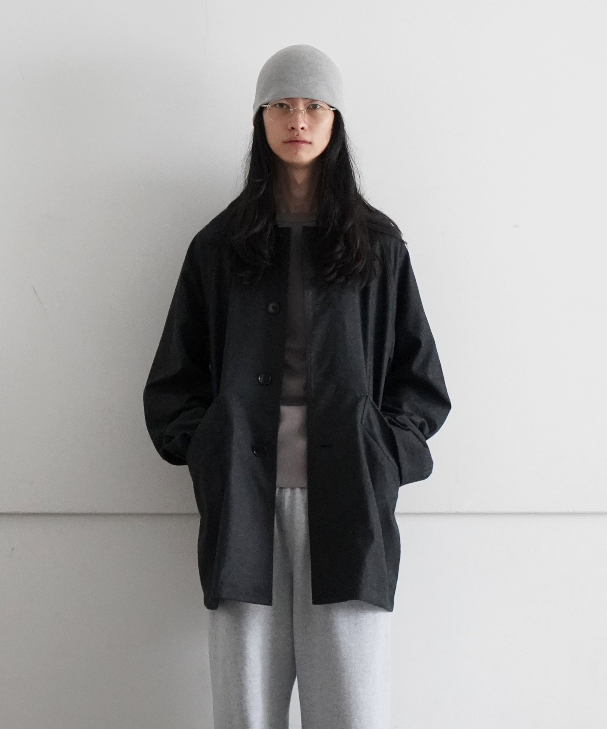 ENCOMING【インカミング】back pleated blouson 