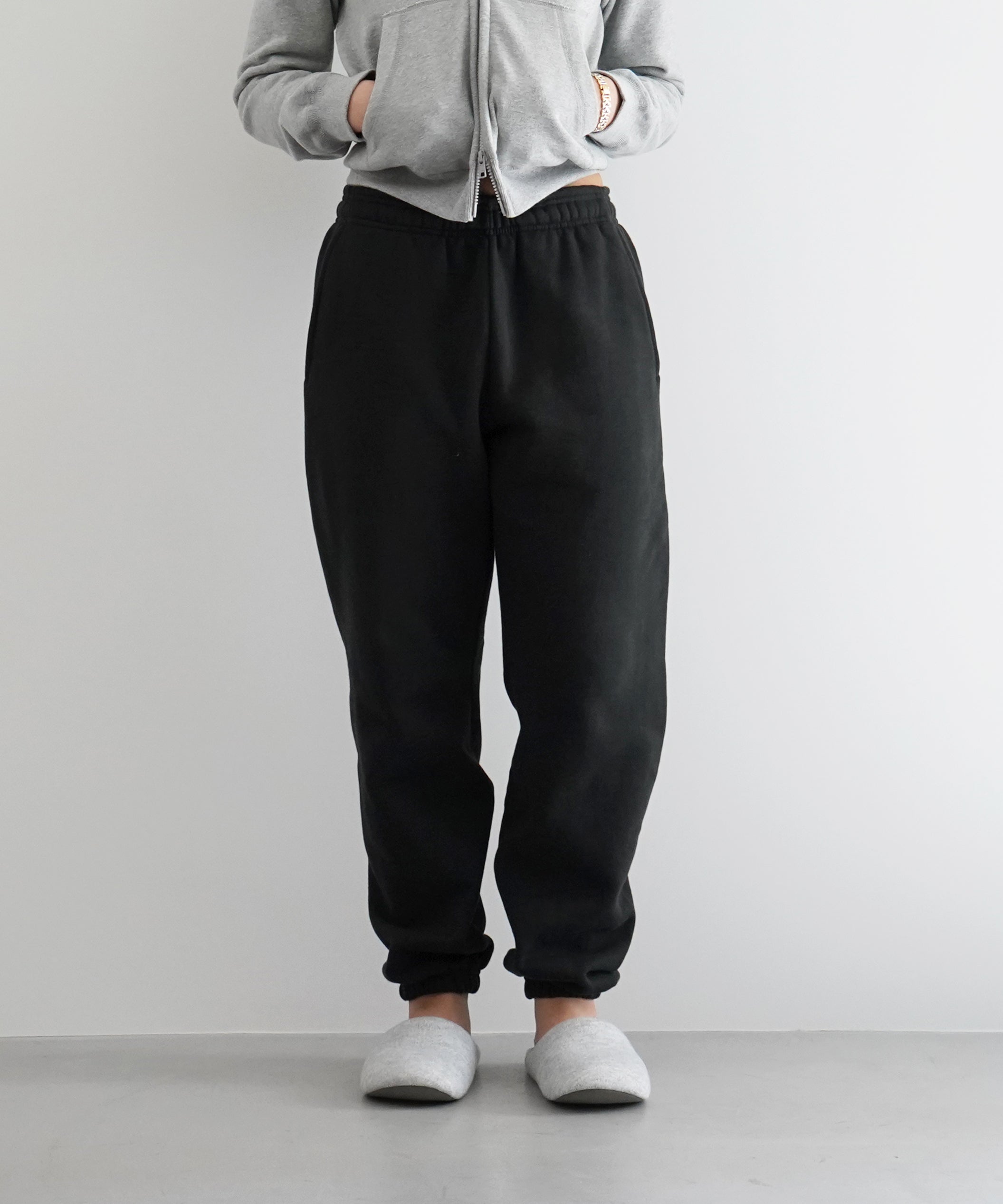 ENTIRE STUDIOS HEAVY SWEATPANT "WASHED BLACK"