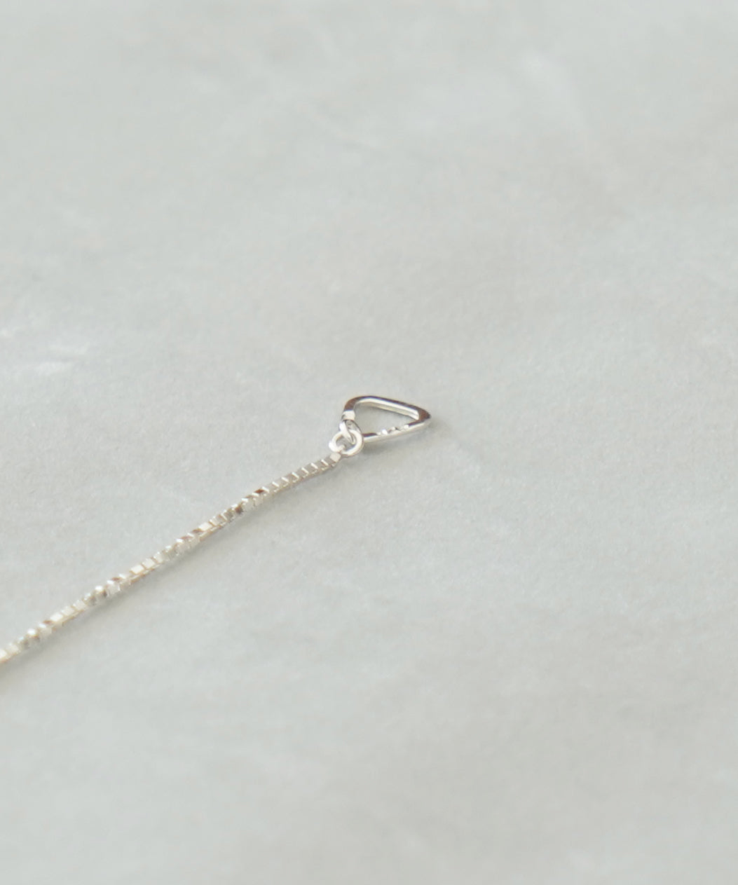 UNUSED Uh0624 Venetian chain necklace "SILVER"