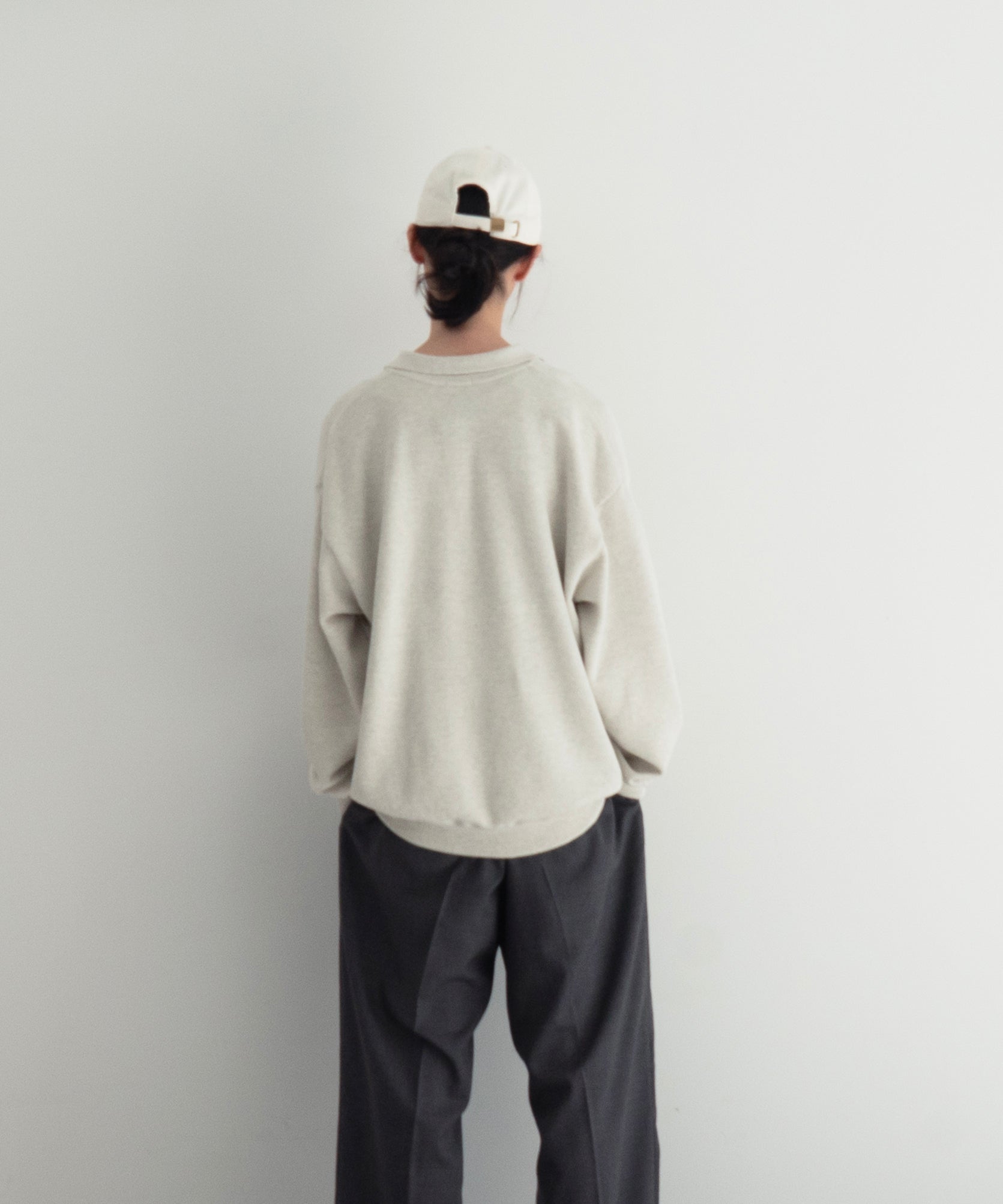 crepuscule Co/wo moss stitch skipper "L.GRAY"