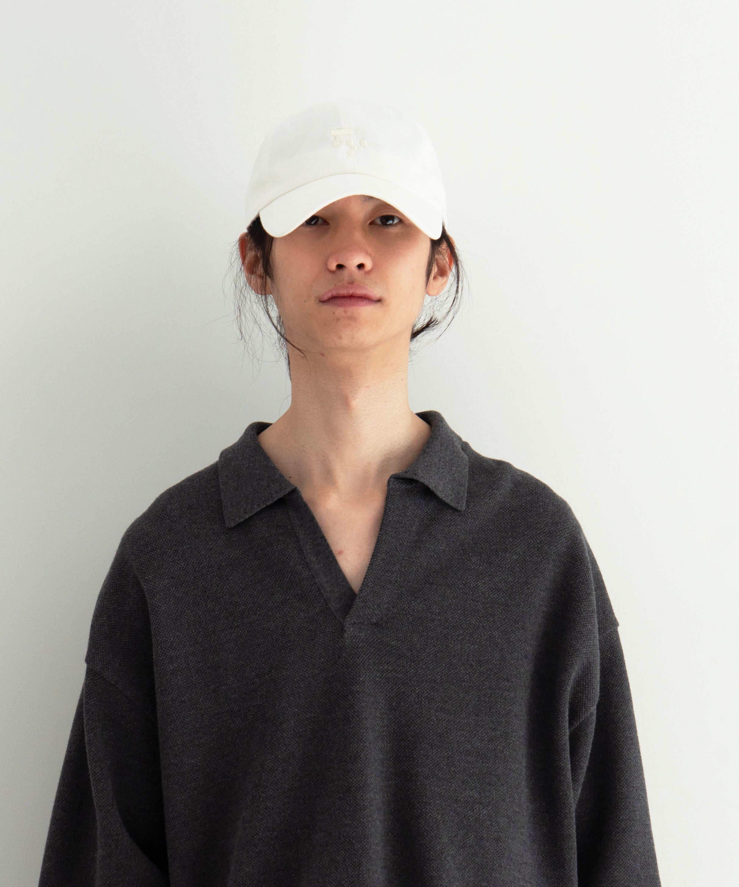 crepuscule Co/wo moss stitch skipper "DK.GRAY"