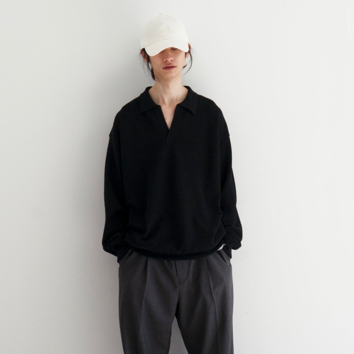 crepuscule クレプスキュール Moss Stitch Skipper crepuscule【クレプスキュール】Co/wo moss stitch skipper 