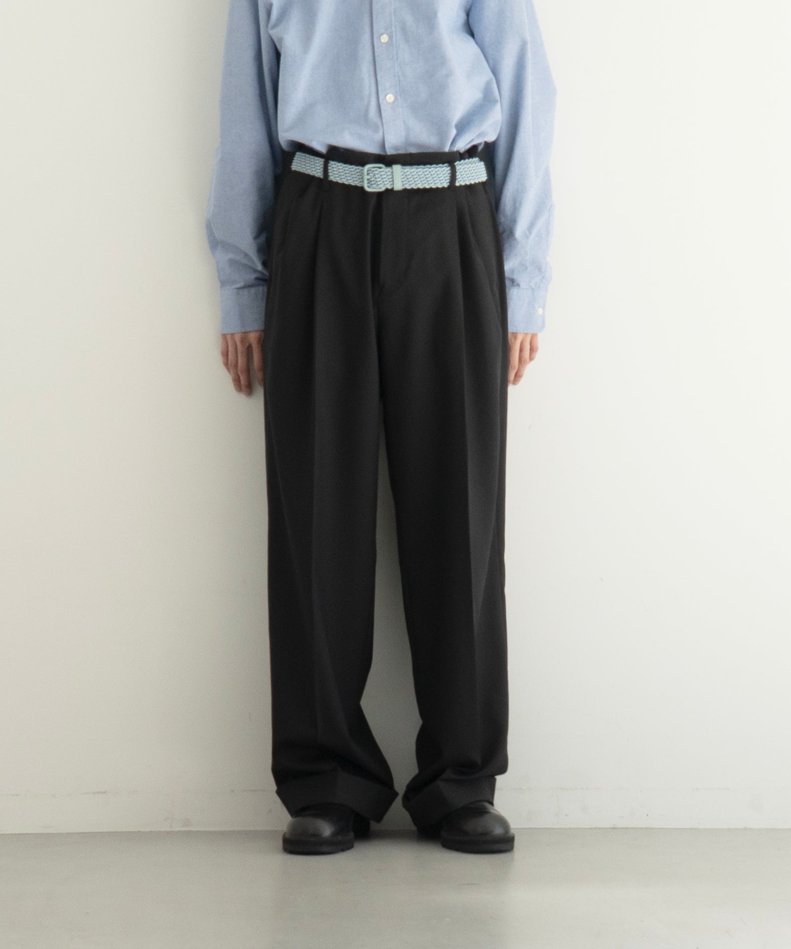 KAIKO【カイコー】wool wide slacks 
