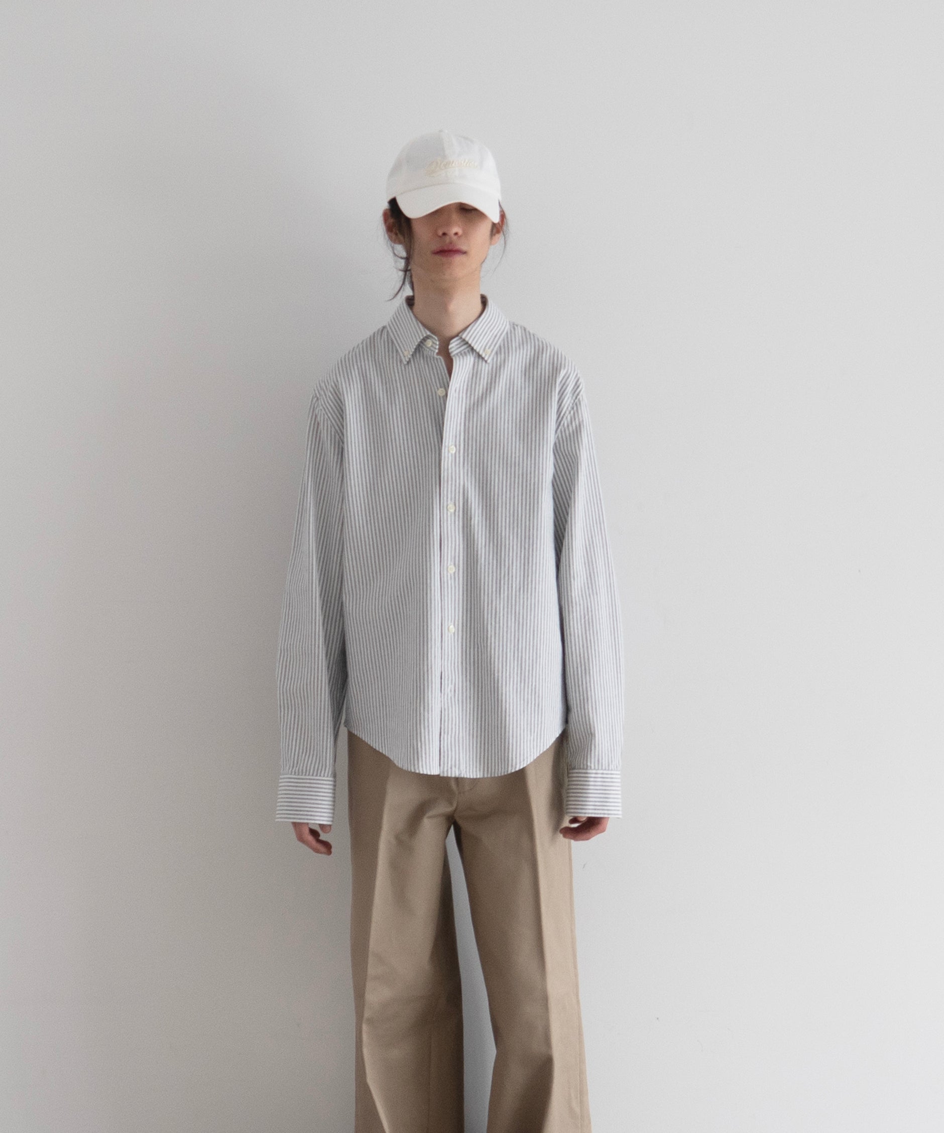 LINDER SPORT Oxford shirt "NAVY STRP"