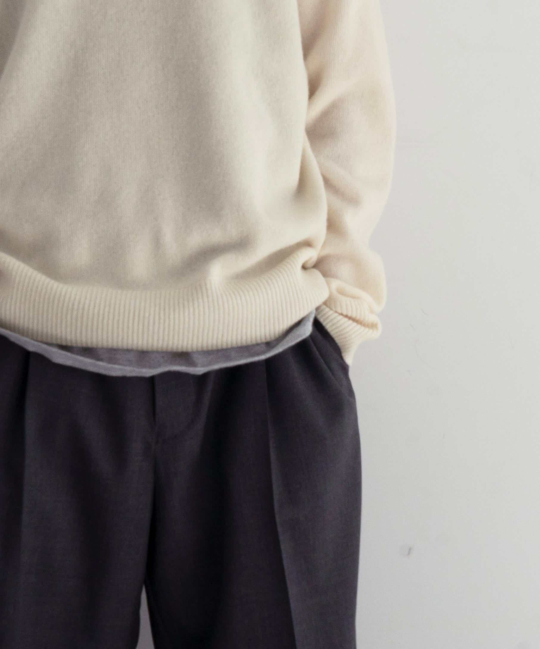 LINDER SPORT Thin u-neck "WHITE"