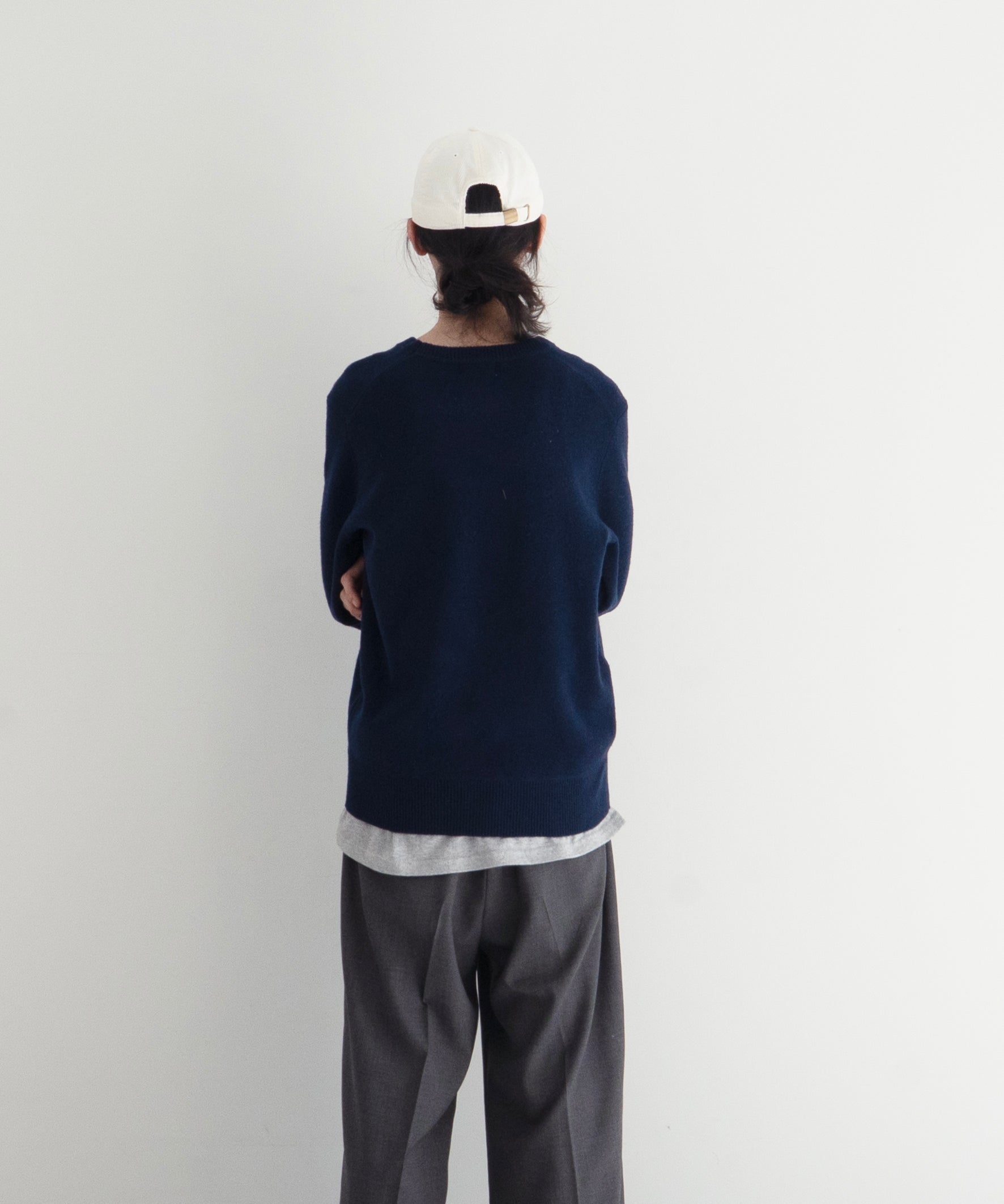 LINDER SPORT Thin u-neck "NAVY"