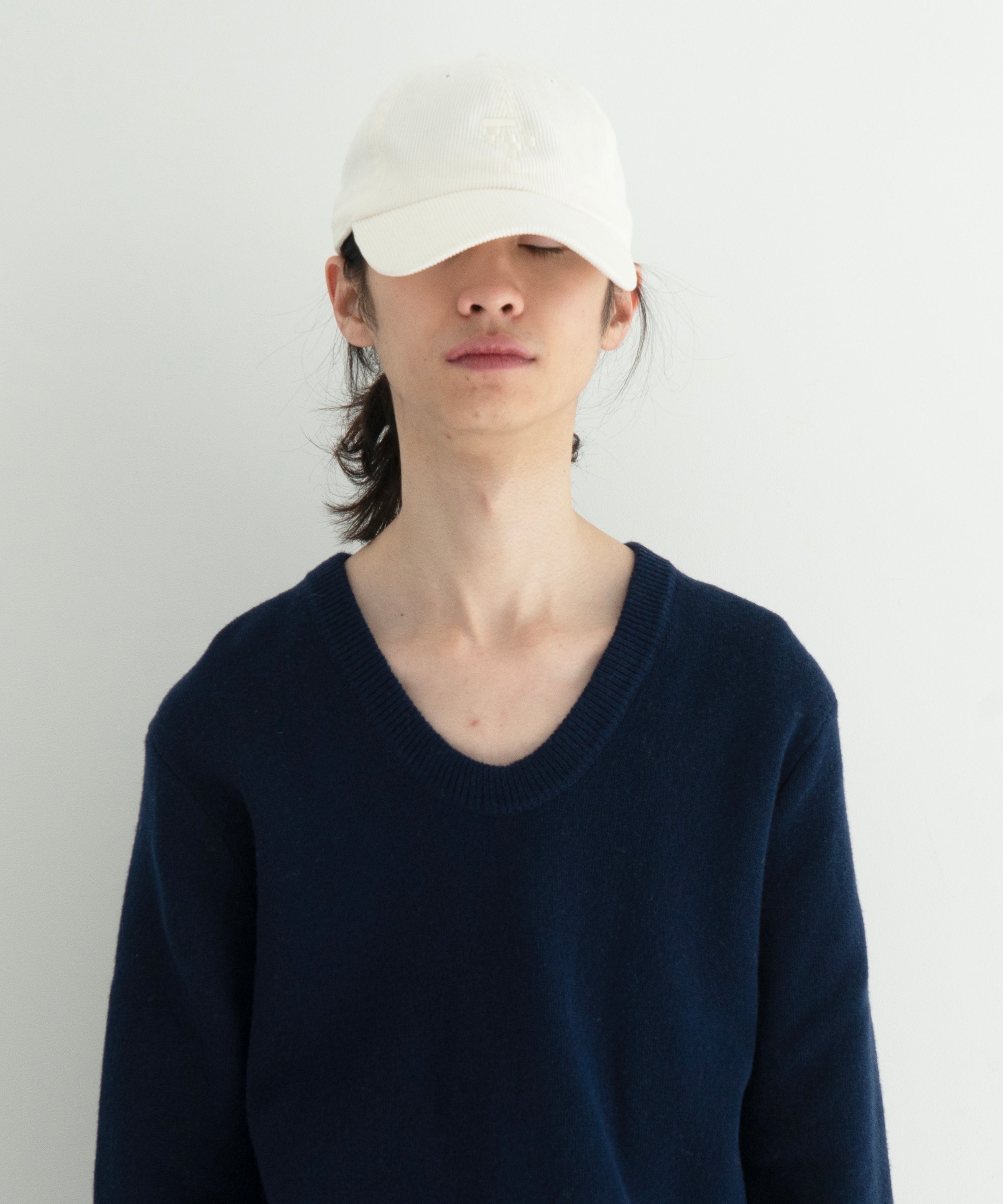LINDER SPORT Thin u-neck "NAVY"