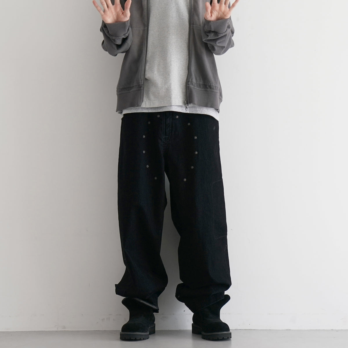 JIAN YE【ジェンイェ】 Basic unit 04 (frocky) ”BLACK”｜O WEB STORE
