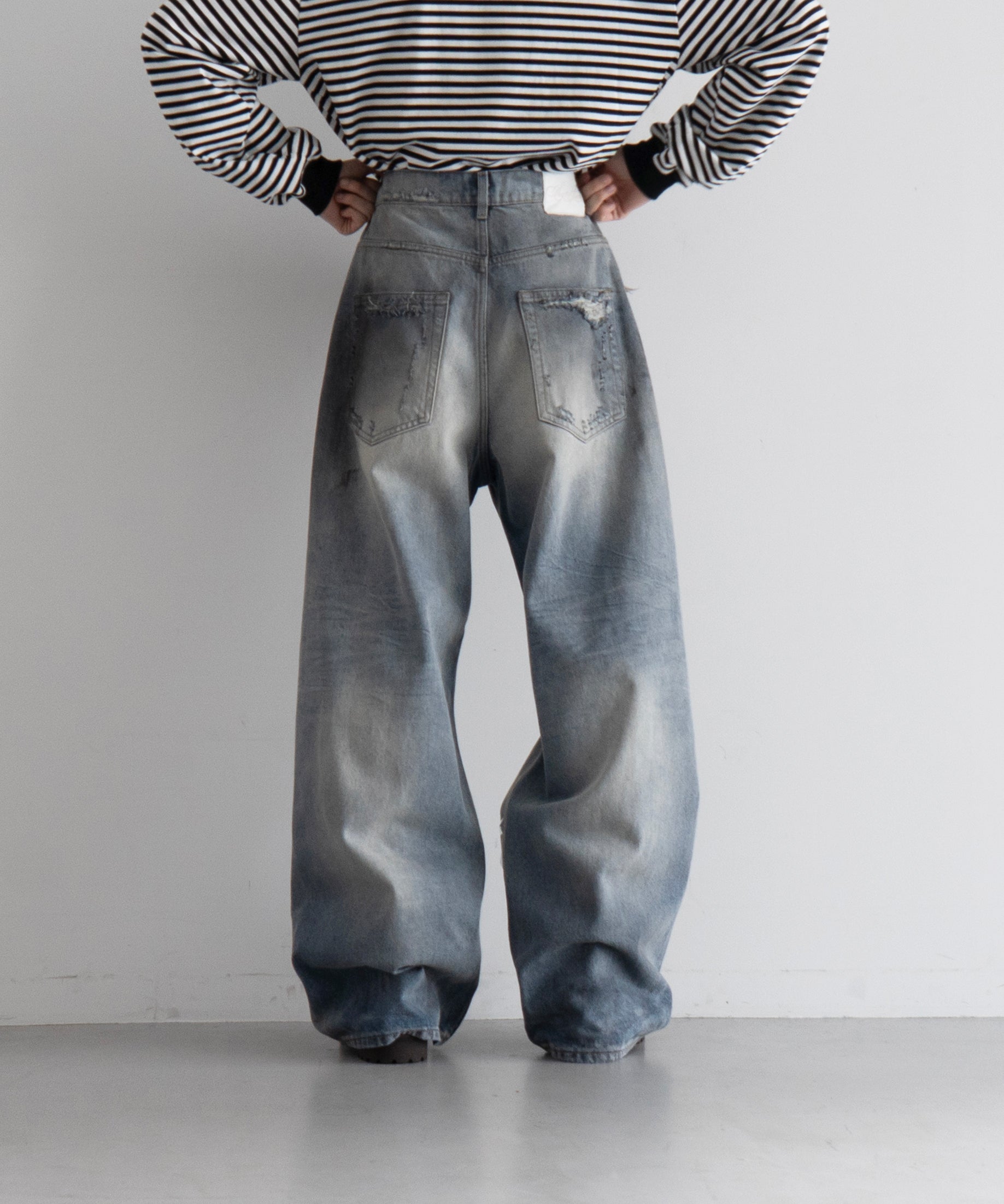 Sex&Jeans Studded rockstar jeans "INDIGO"