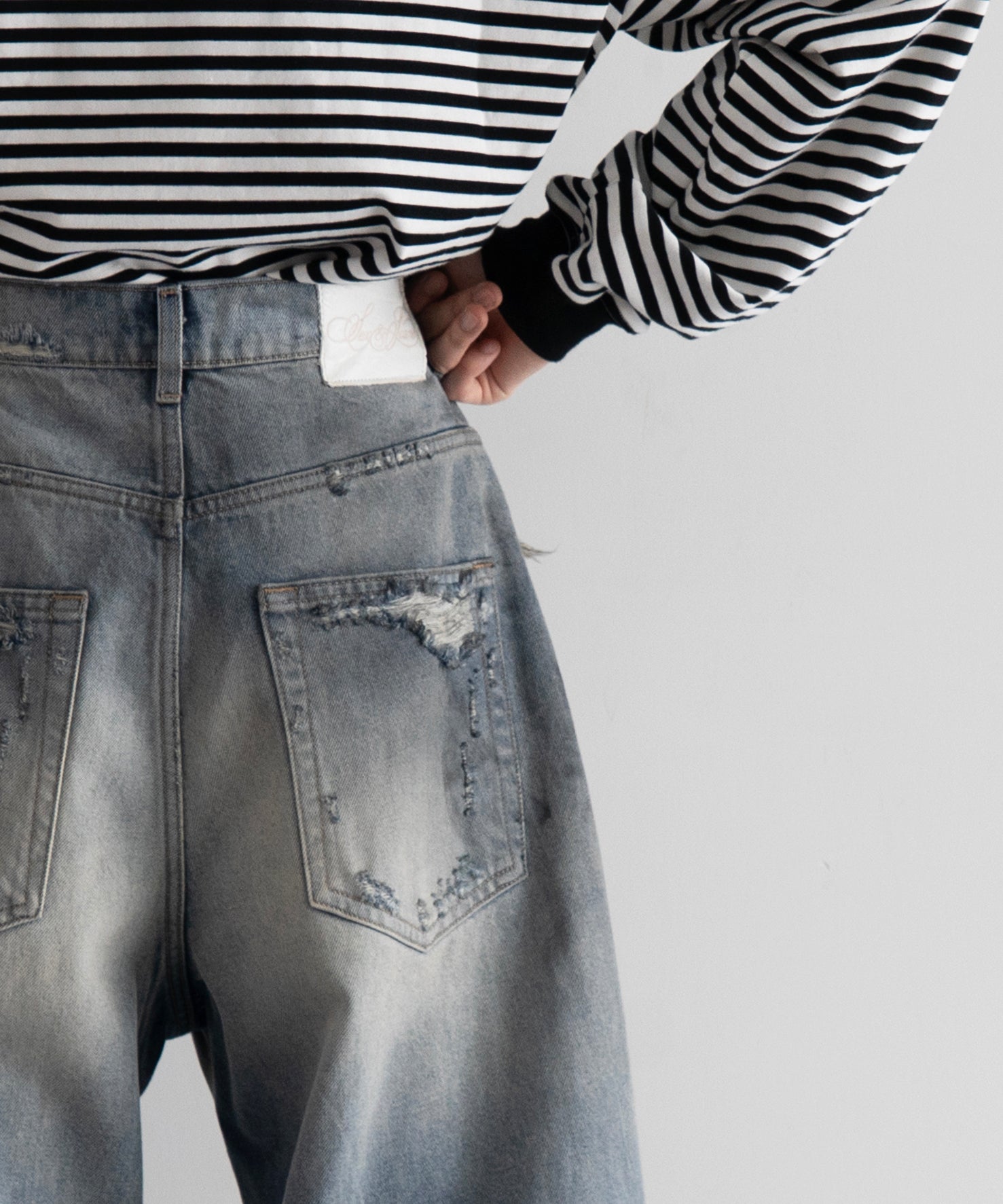 Sex&Jeans【セックスアンドジーンズ】Studded rockstar jeans 