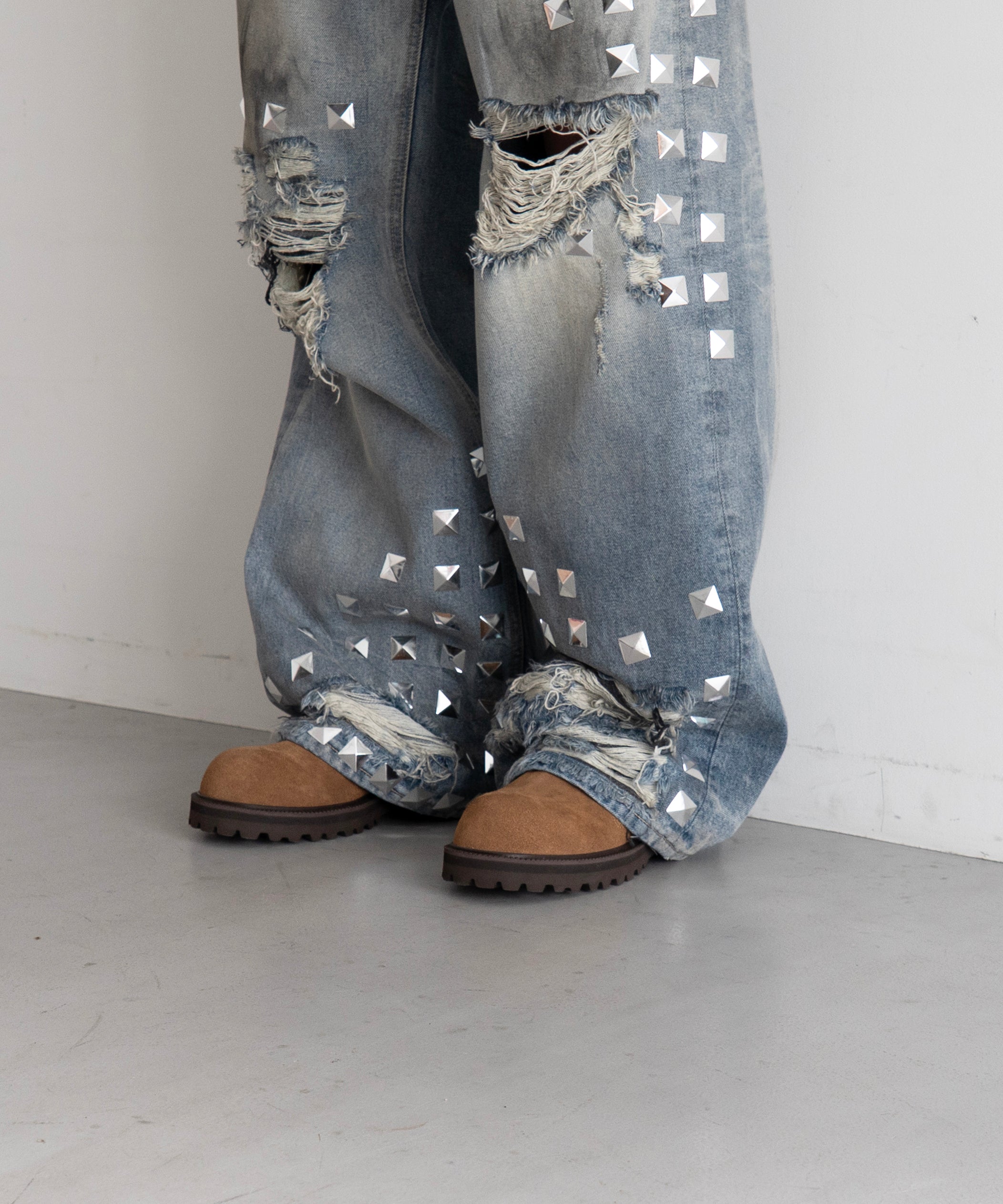 Sex&Jeans Studded rockstar jeans "INDIGO"