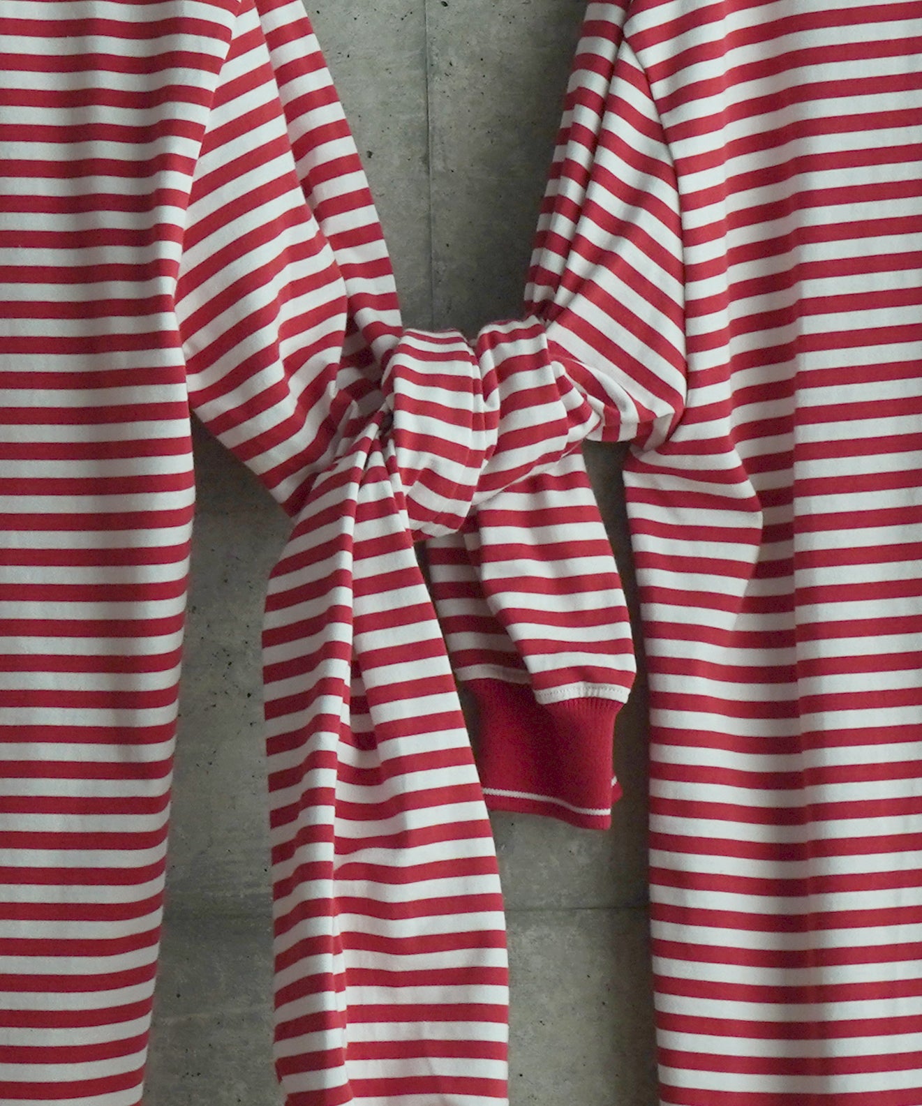KAIKO Long sleeve border t-shirt "RED"