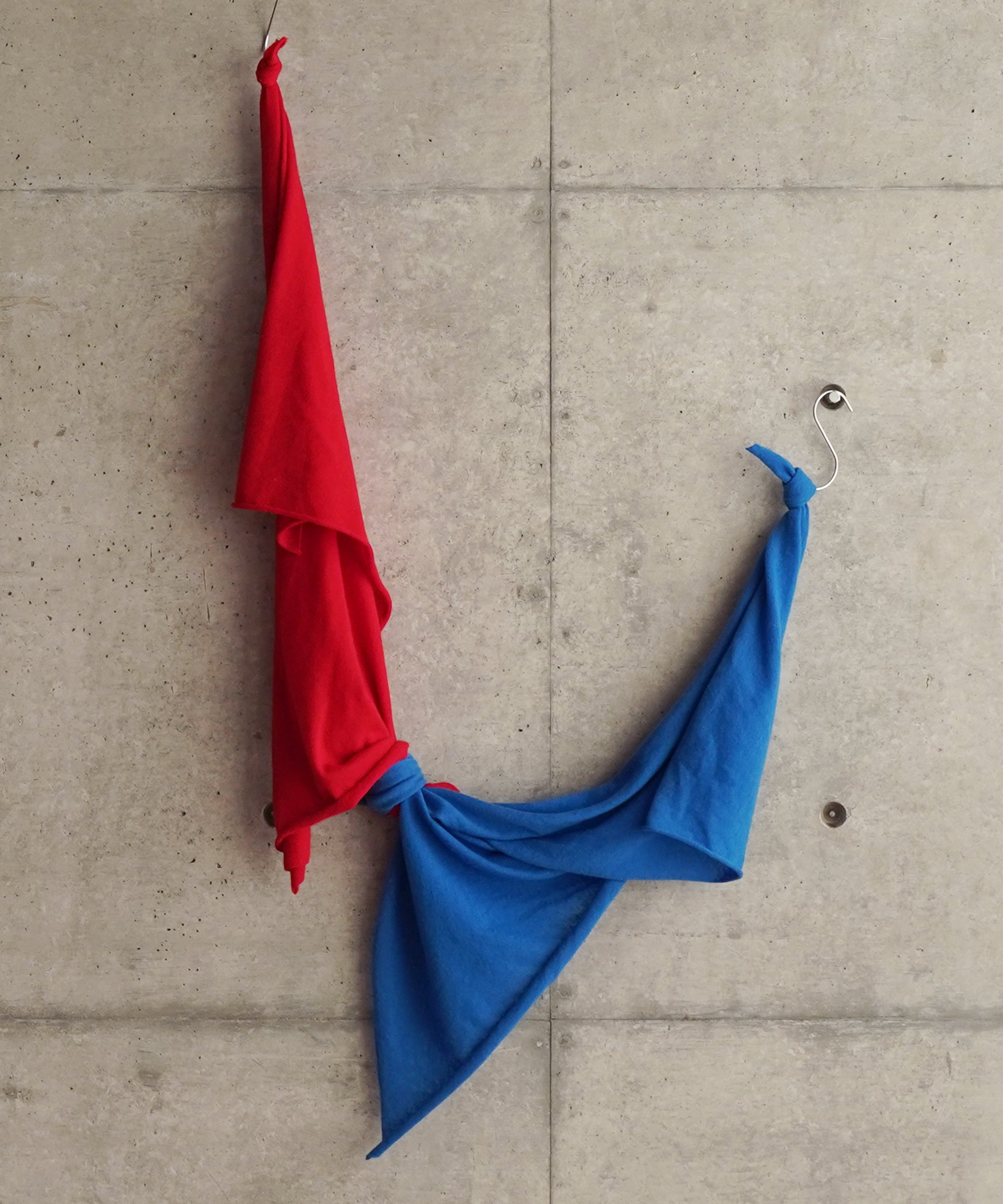 KAIKO Cashmere stole "BLUE"