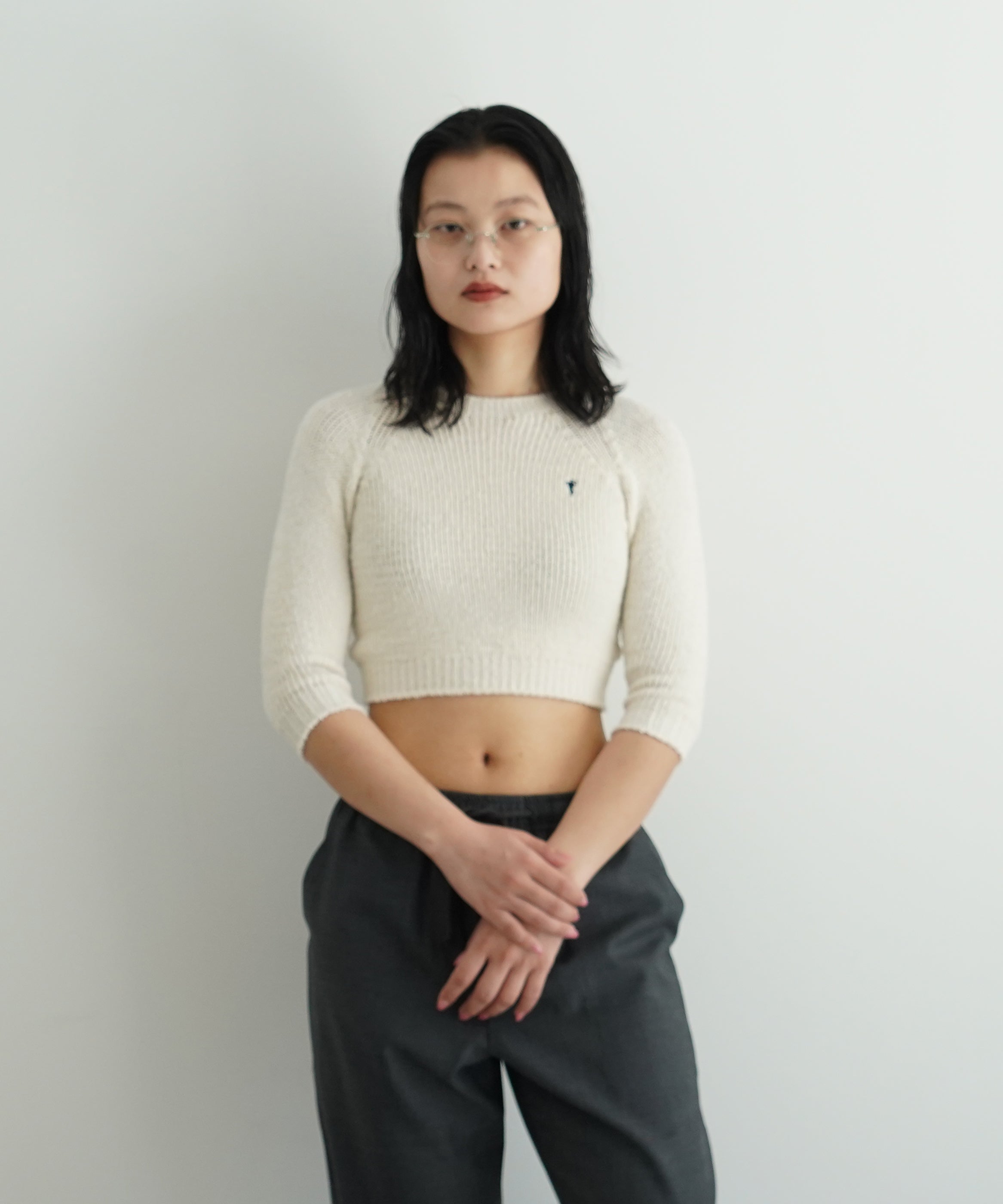 doublet SUPER STRETCH SWEATER "IVORY"