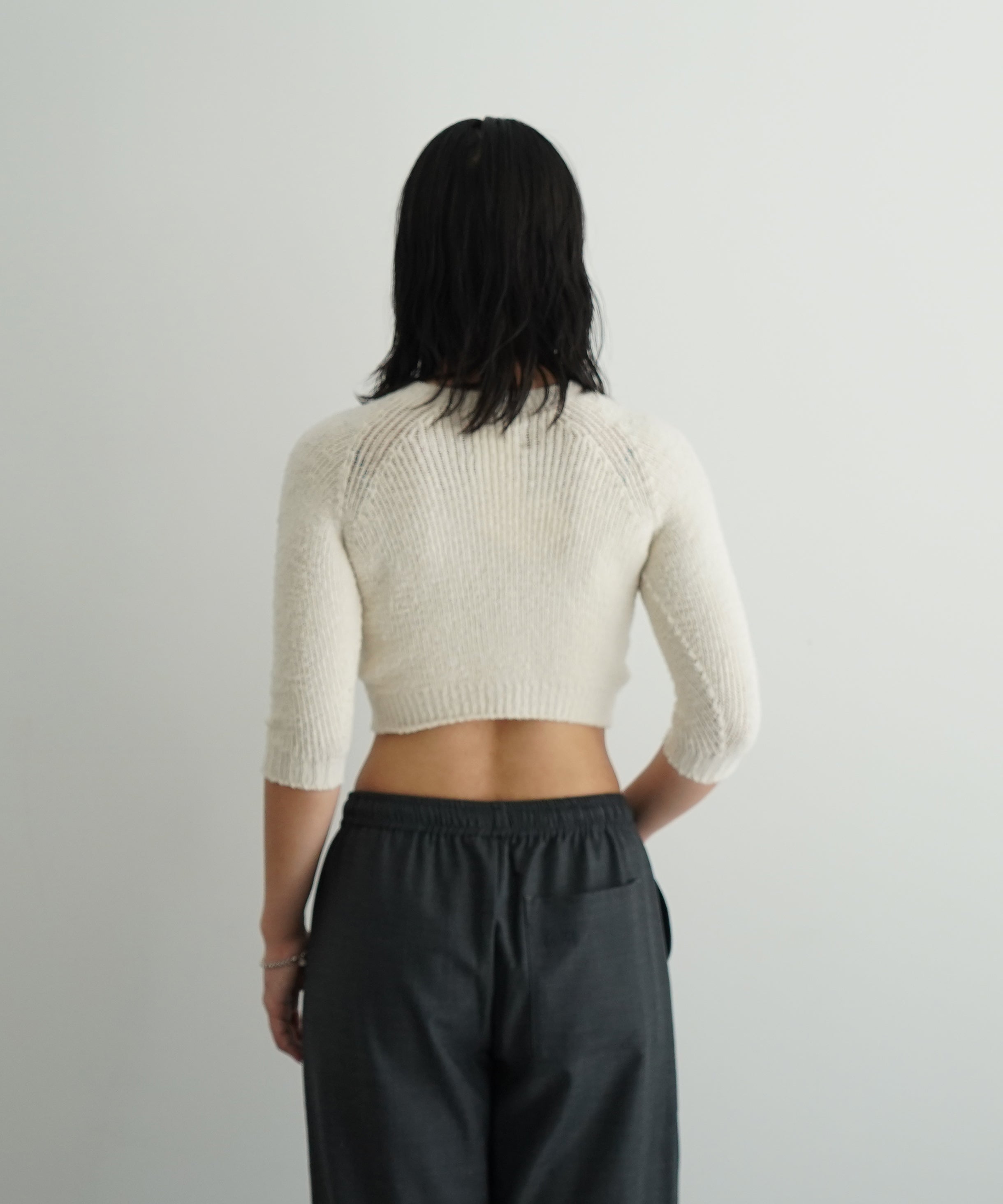 doublet SUPER STRETCH SWEATER "IVORY"