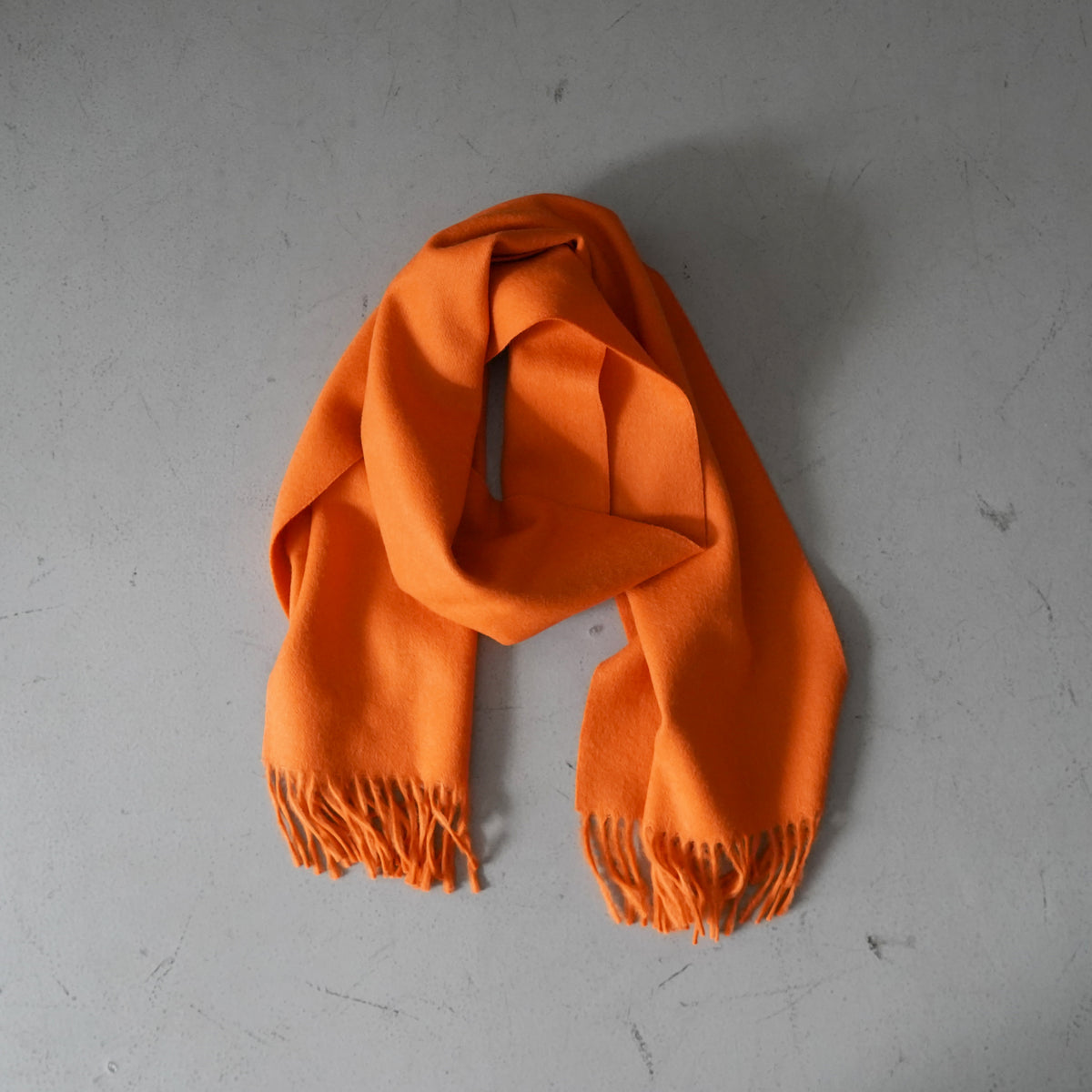 THE INOUE BROTHERS オレンジ ストール THE INOUE BROTHERS【ザイノウエブラザーズ】brushed scarf