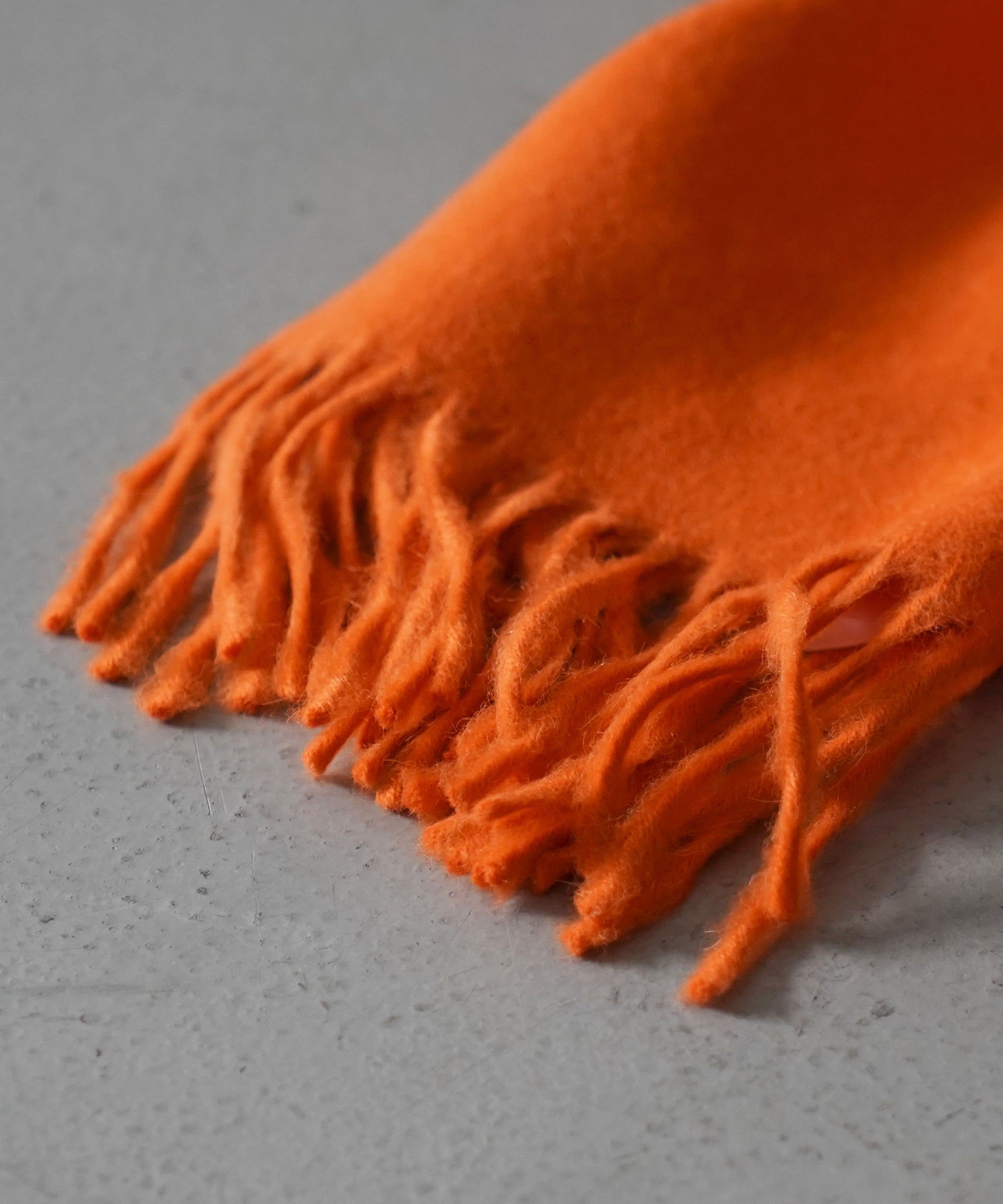 THE INOUE BROTHERS Brushed Scarf "ORANGE"