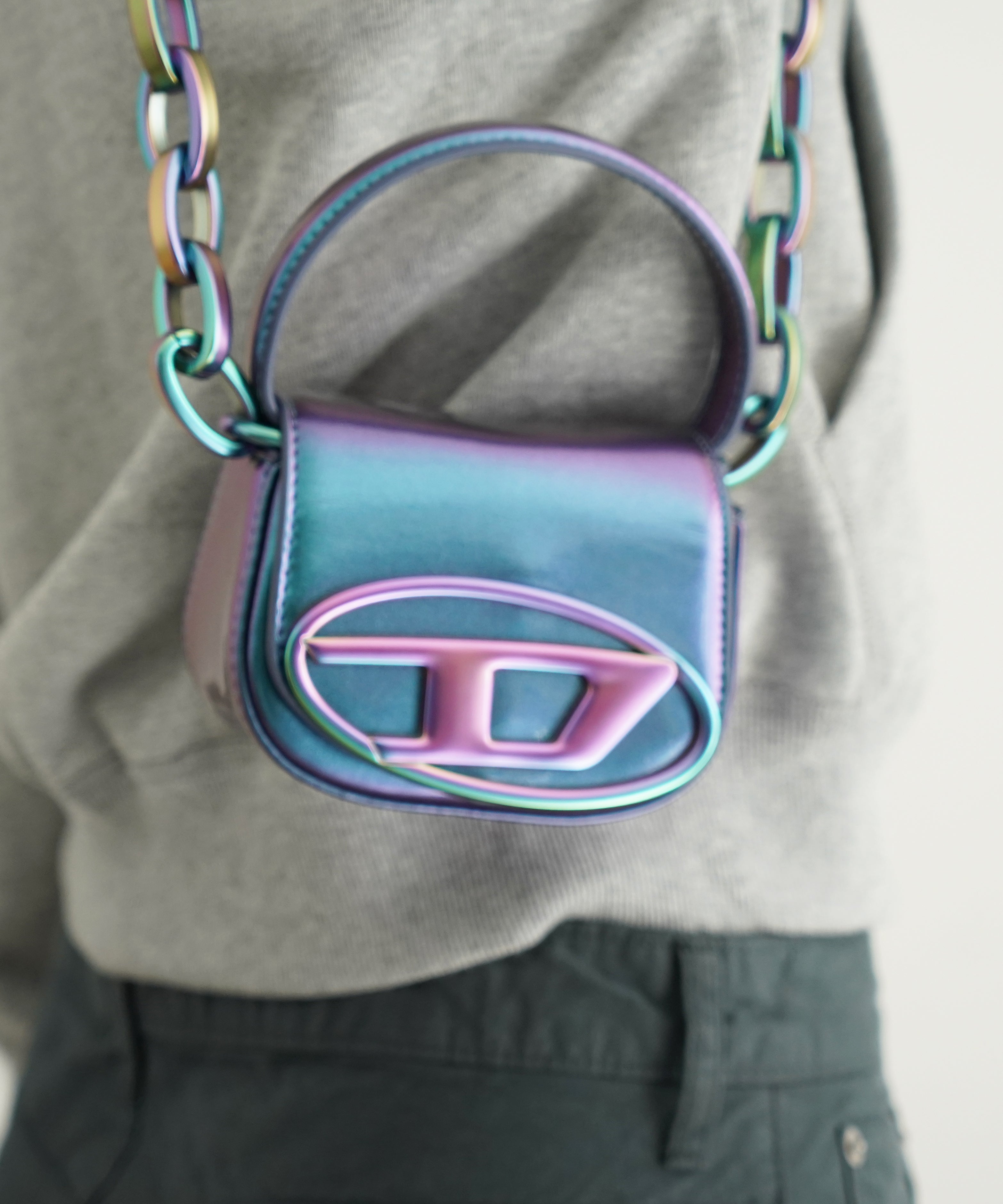 DIESEL 1DR XS - Iconic iridescent minibag "T6287"