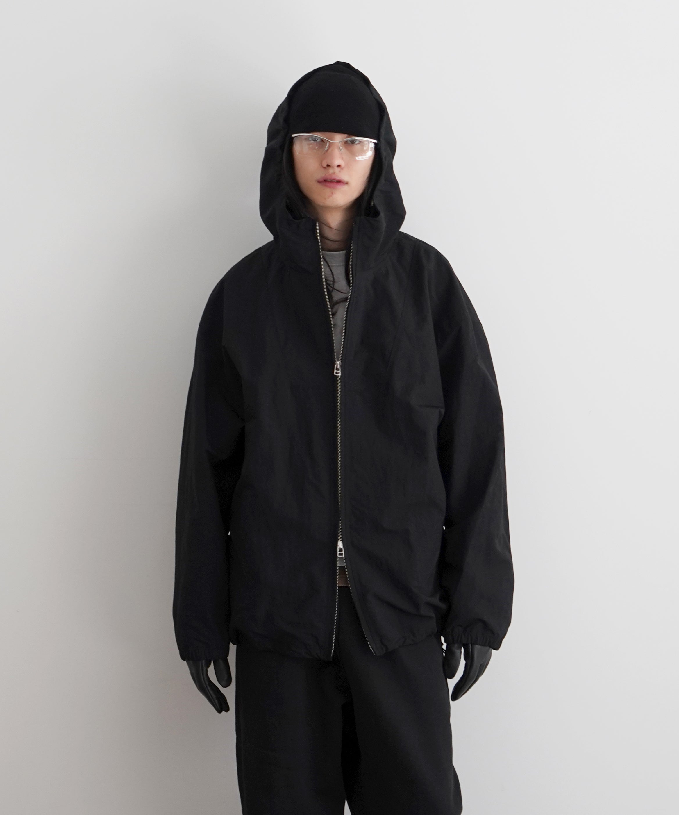 BIBLIOTHERK BOY HOOD PARKA "BLACK"