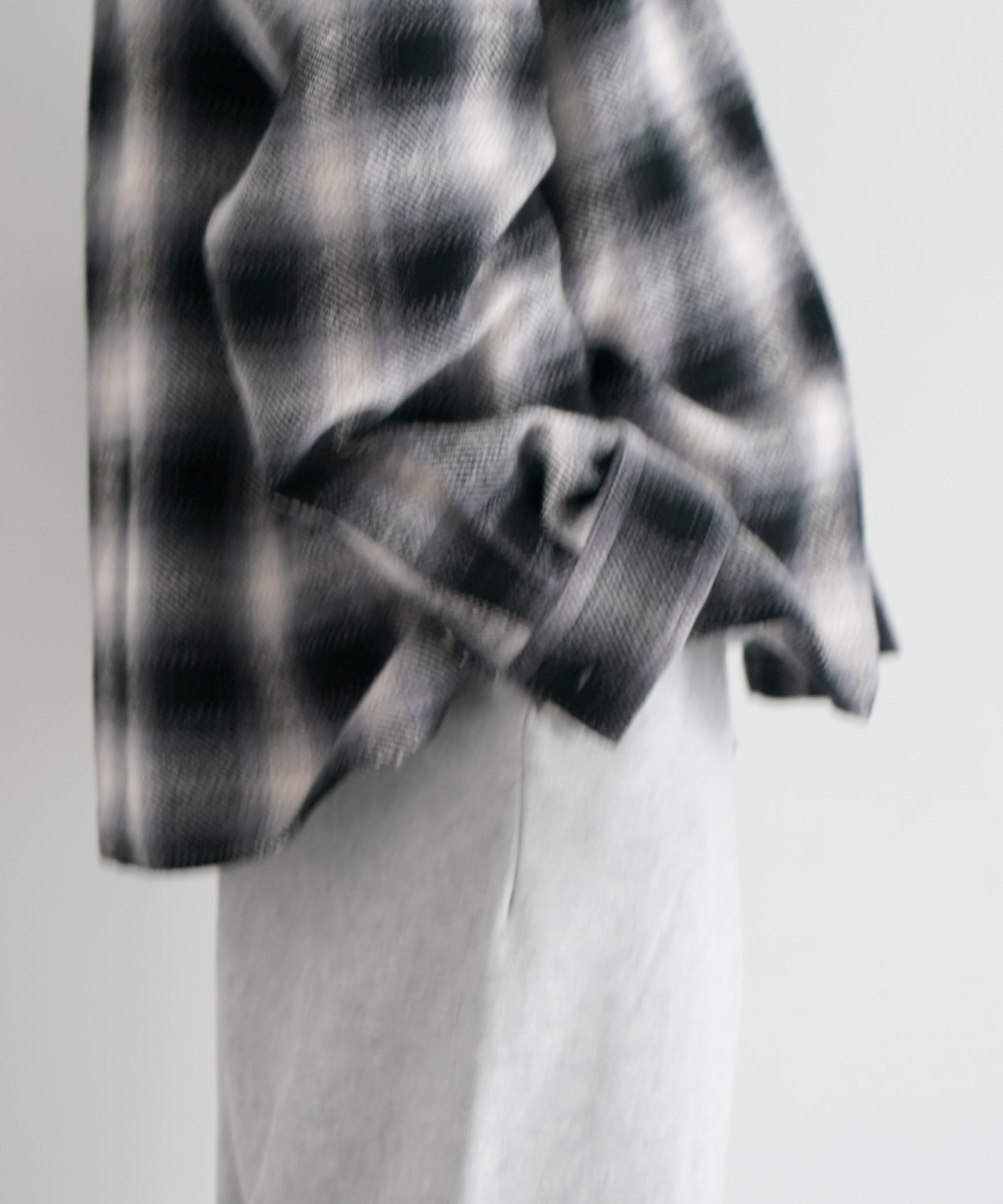 COTTON PAN Venis ネルシャツ "BLACK"