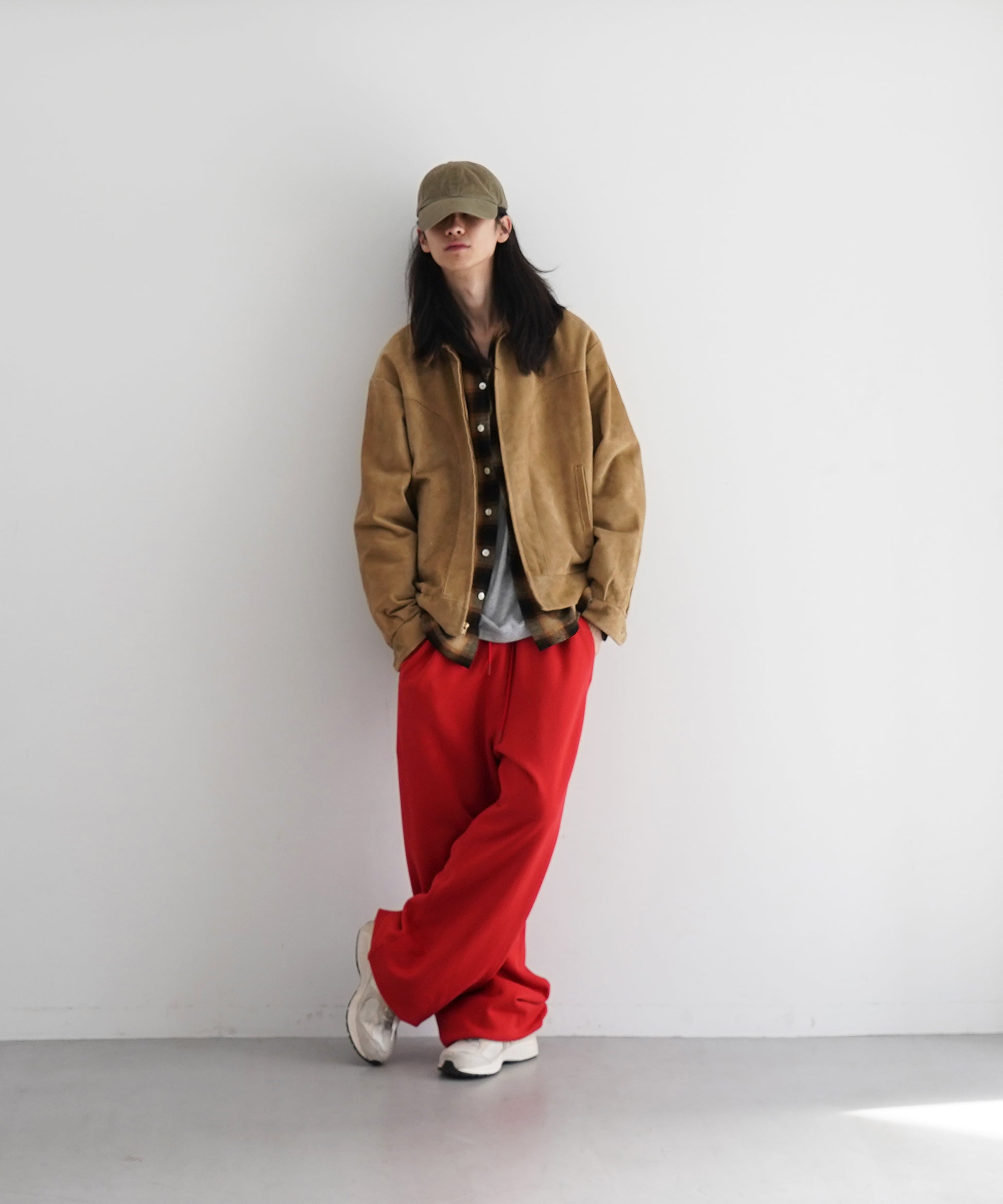 UNUSED Us2516 suede jacket "BEIGE"