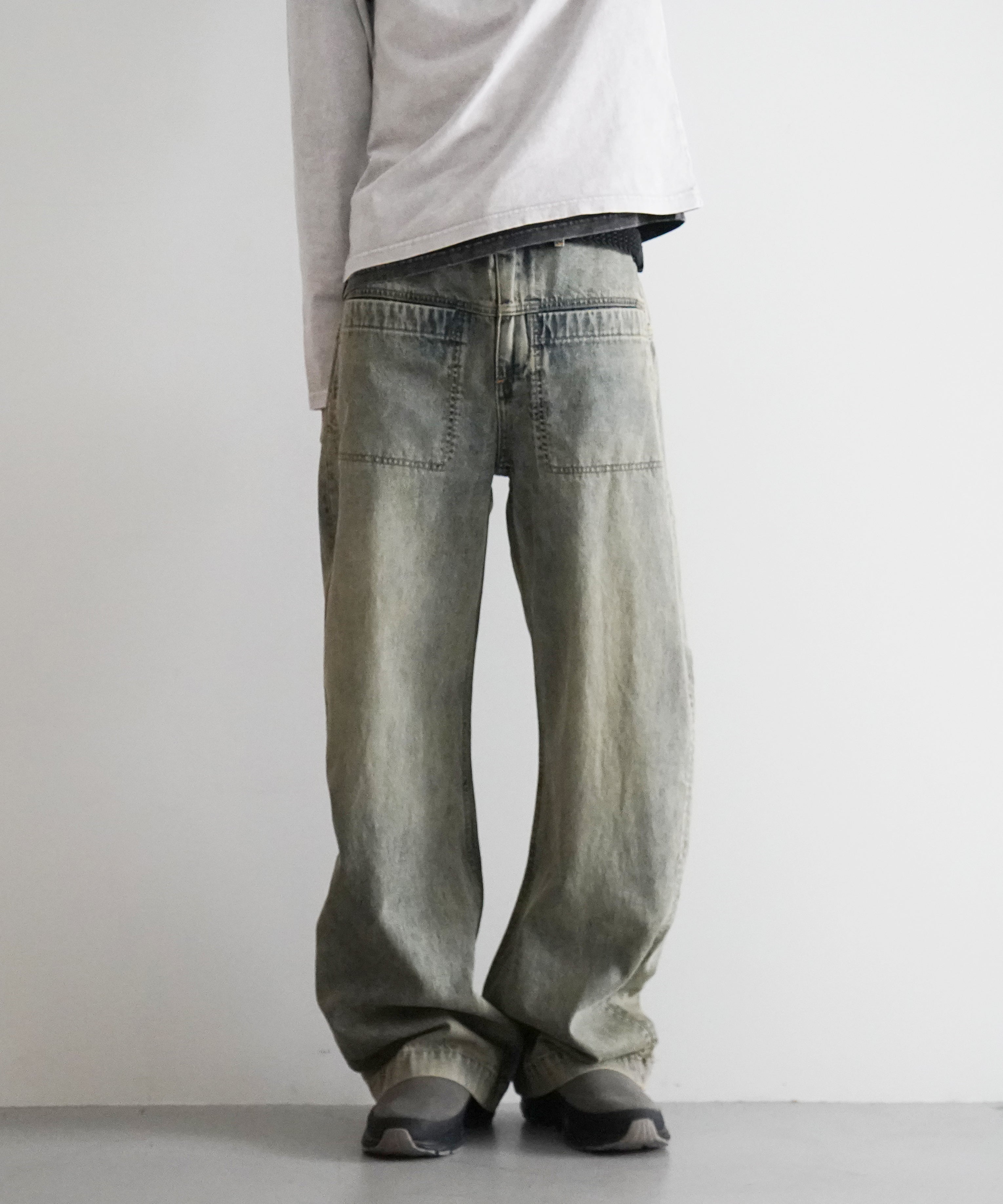 ENTIRE STUDIOS ASSET DENIM PANT "SURFACE WAVE"