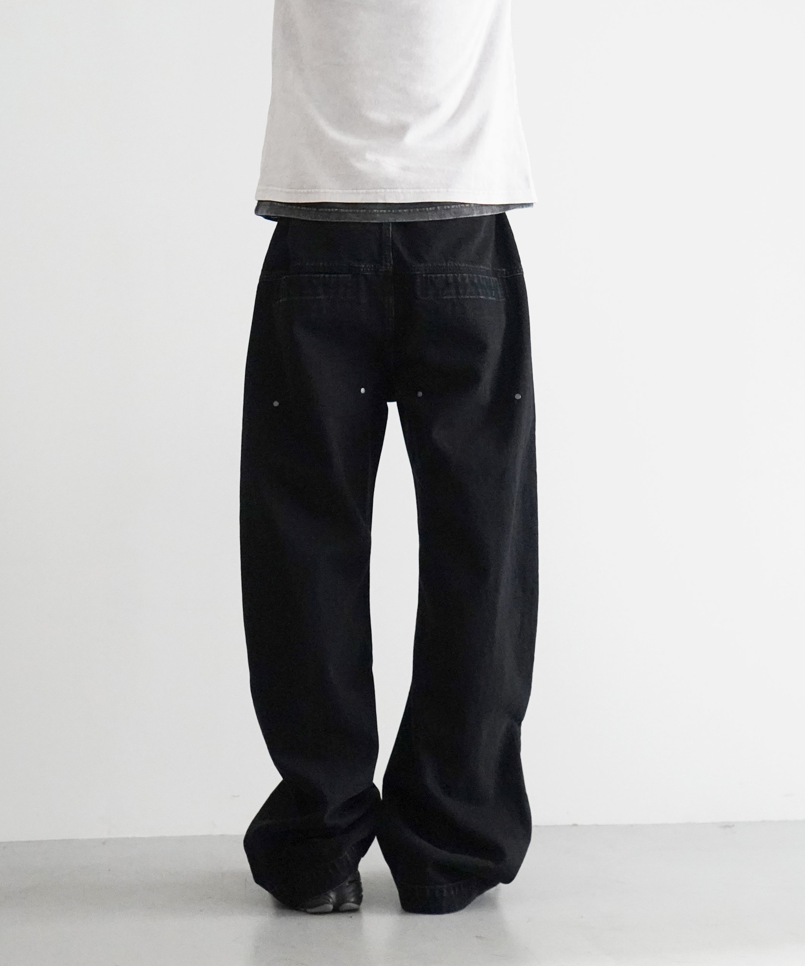 ENTIRE STUDIOS ASSET DENIM PANT "MAGNETITE"