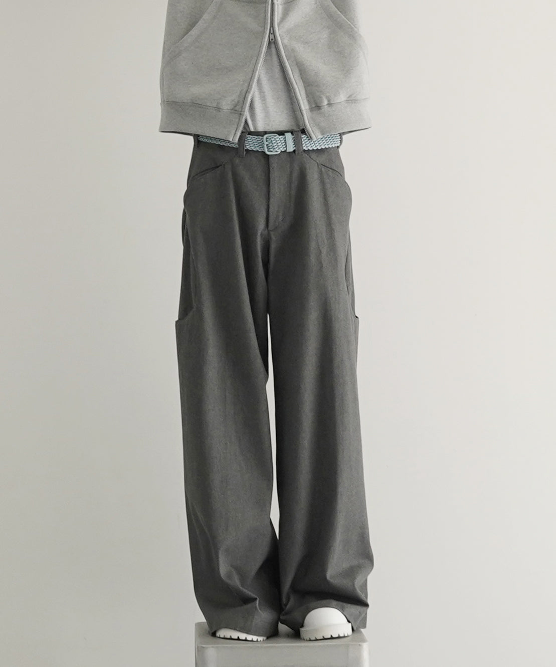 OPPOSE DUALITY Sub ong denim trs "GRAY"