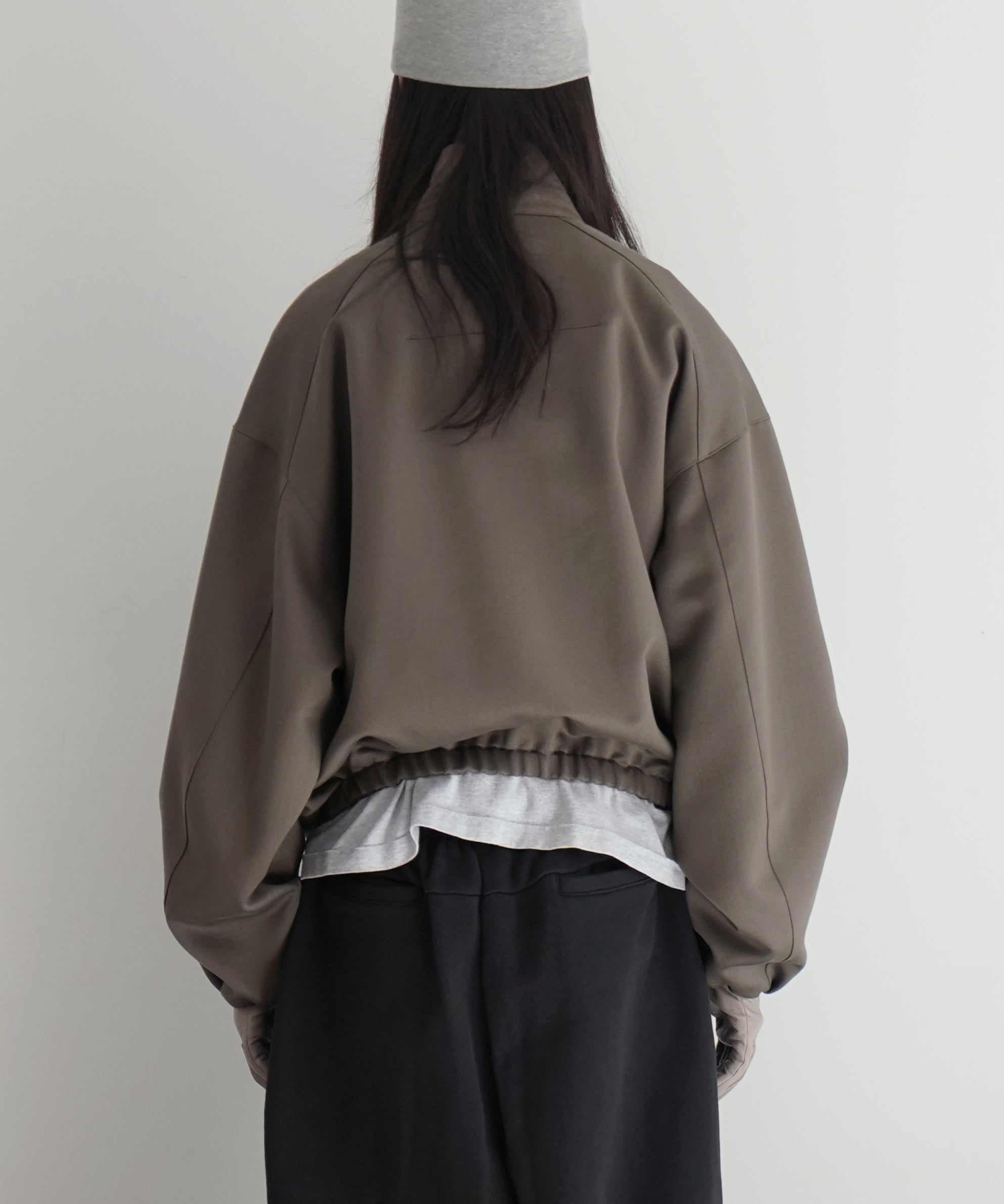 BIBLIOTHERK Draped tracksuit "BROWN"