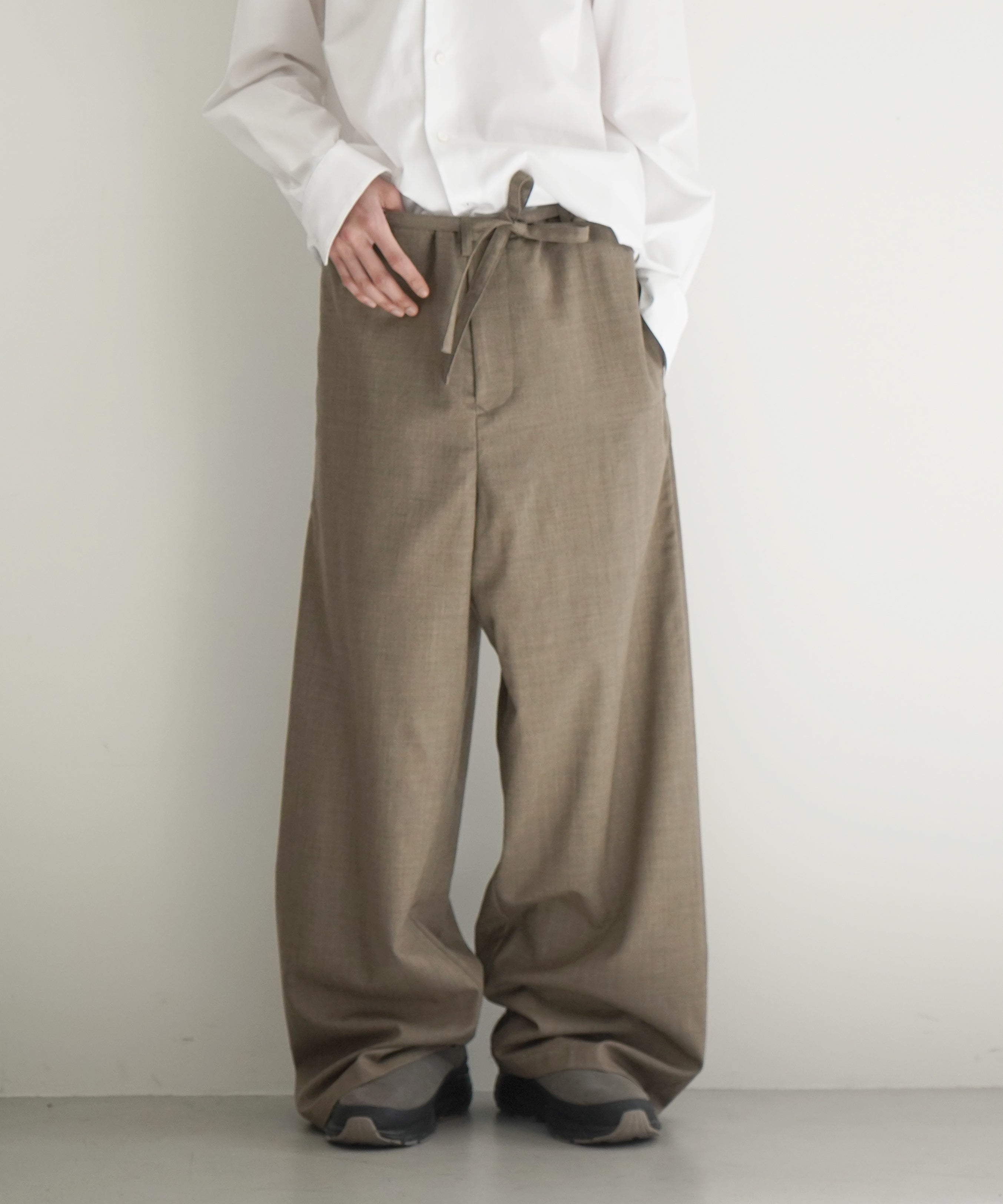 SOSHIOTSUKI WIDE JUDO TROUSERS "BROWN"