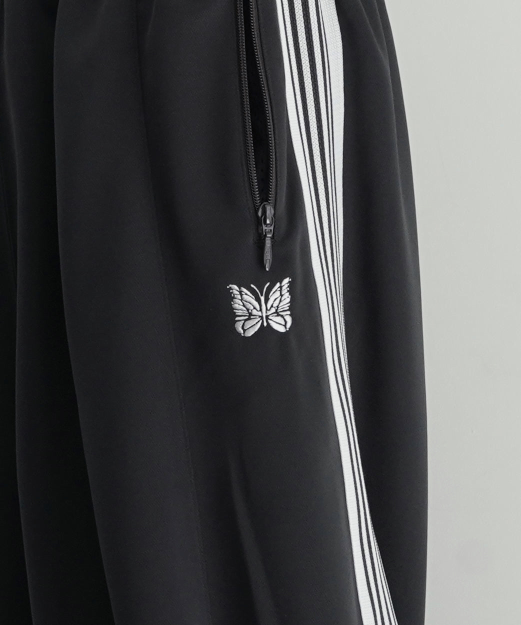 NEEDLES H.d. track pant -poly smooth "C-CHARCOAL / C"