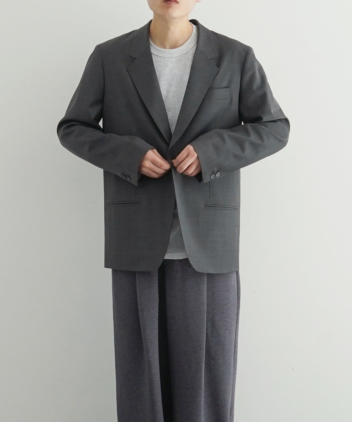 DIGAWEL Jacket (stitch) "C.GRAY"