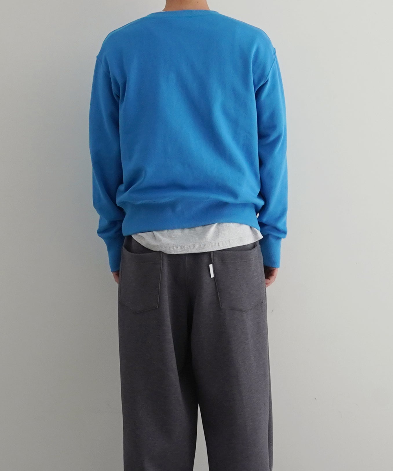 OLD FOLK HOUSE Plain sweatshirt "BLUE"