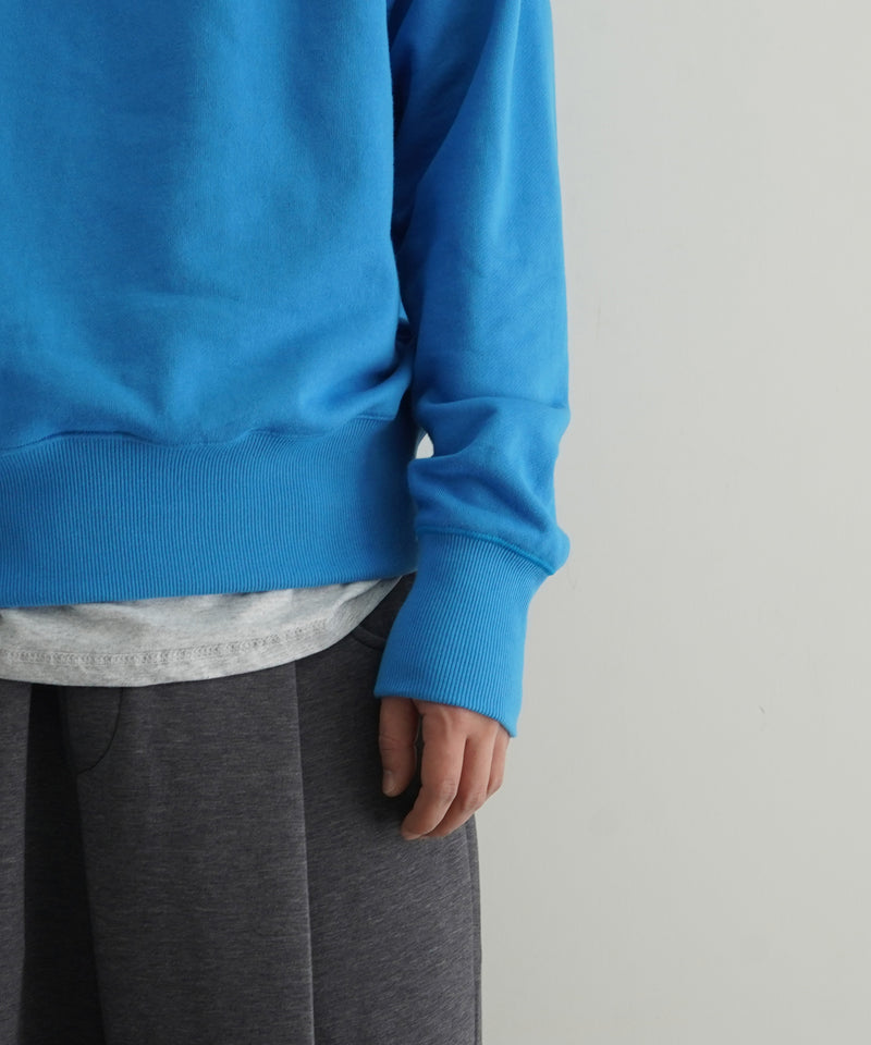 OLD FOLK HOUSE Plain sweatshirt "BLUE"