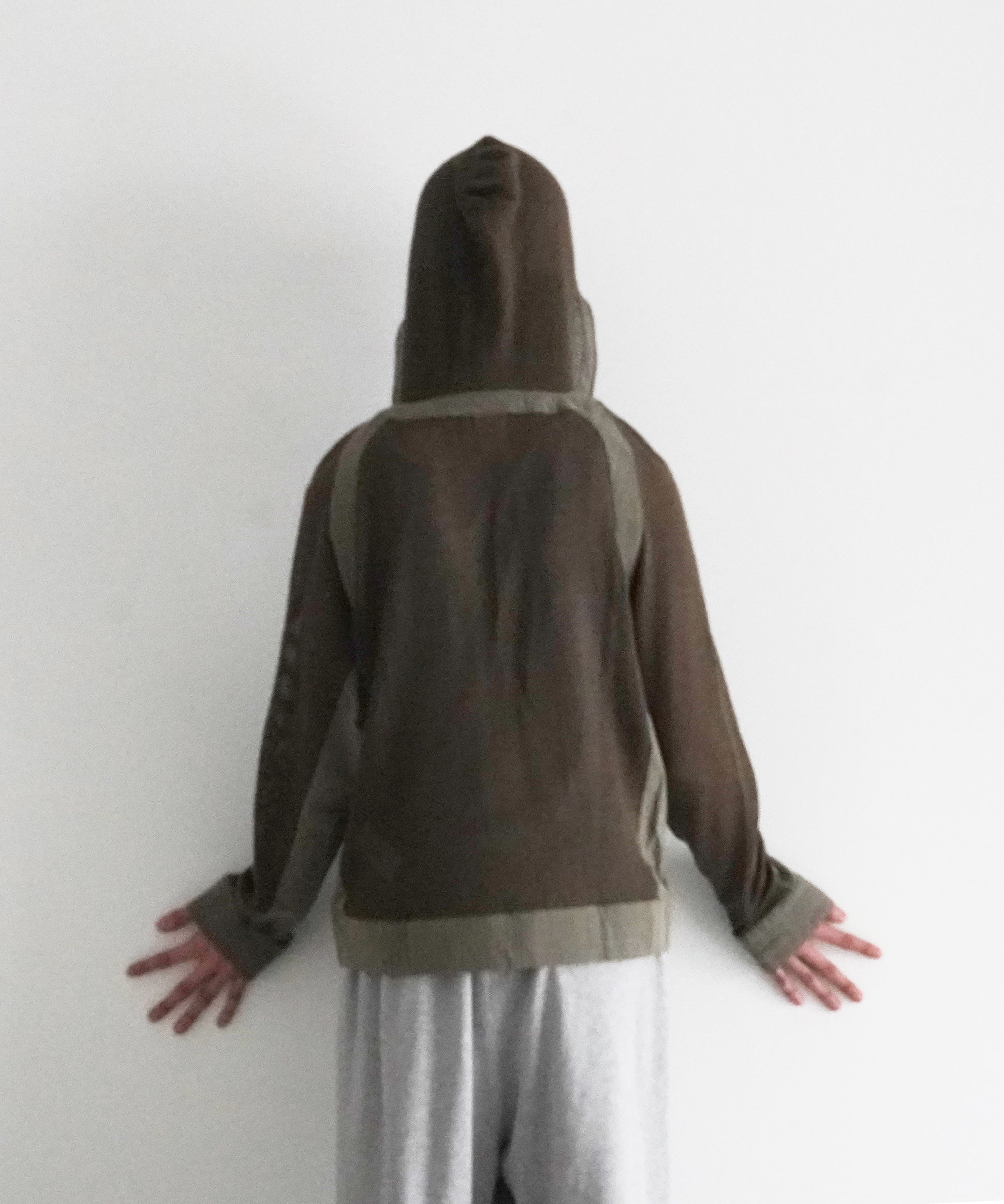 JIAN YE【ジェンイェ】mesh hood 