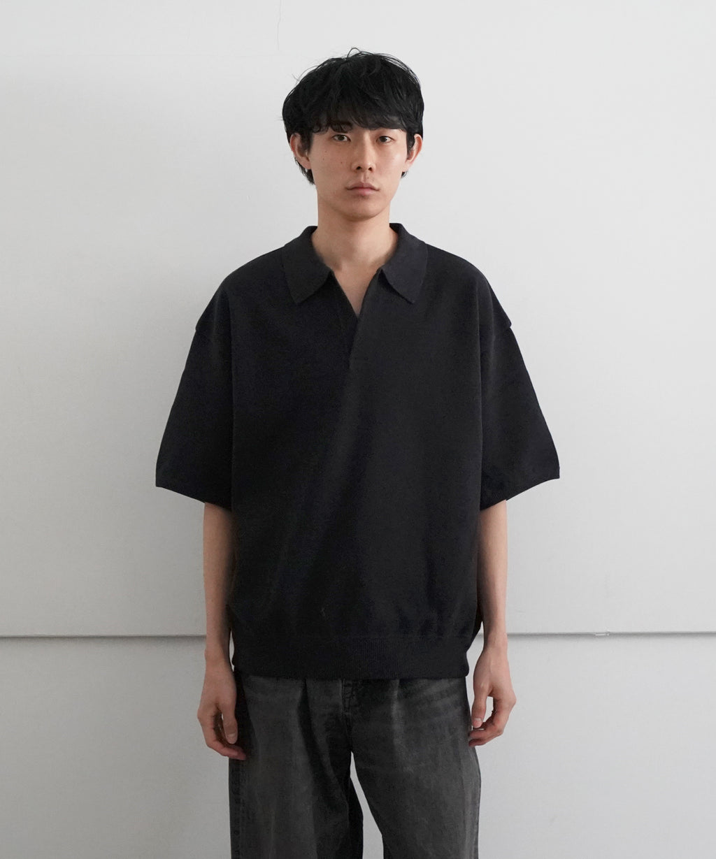 crepuscule Light Moss Stitch Polo 