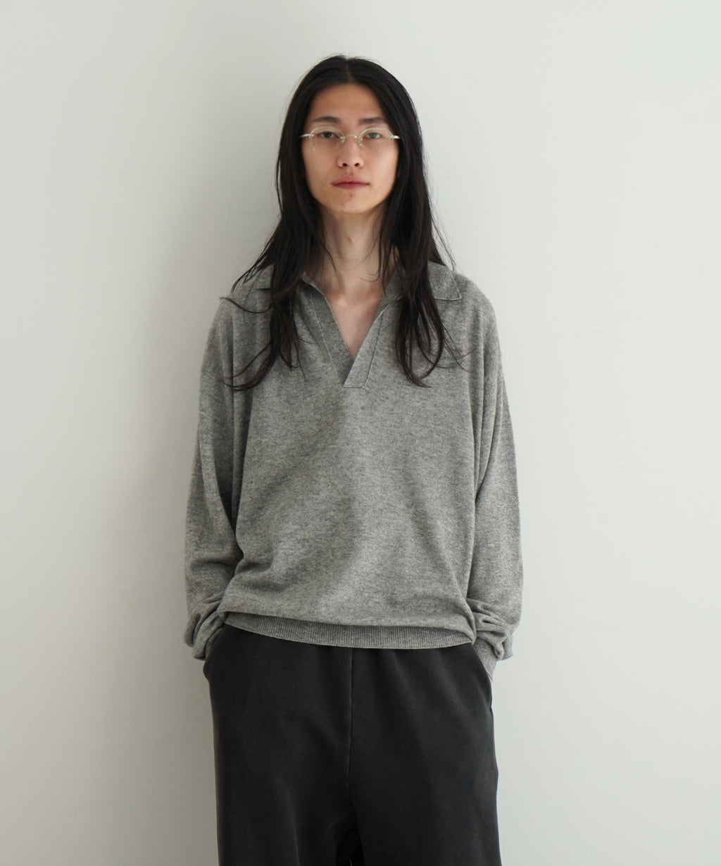 AURALEE【オーラリー】super fine cashmere silk knit skipper 