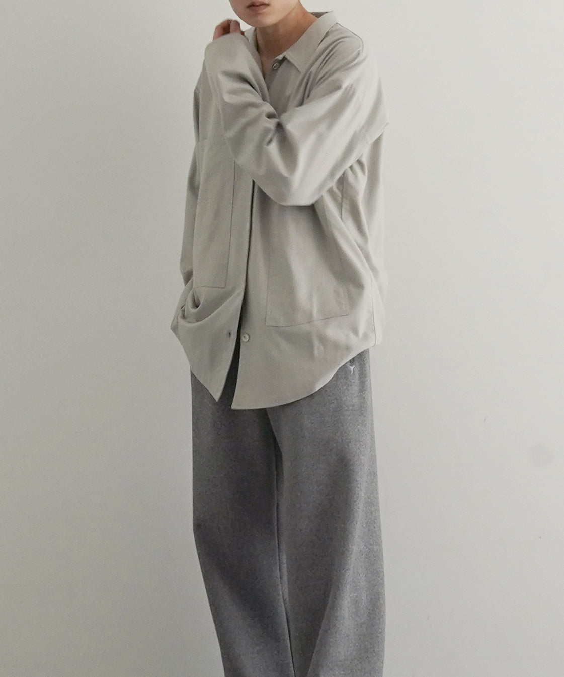 Baserange Gren overshirt "PRUNGREY"