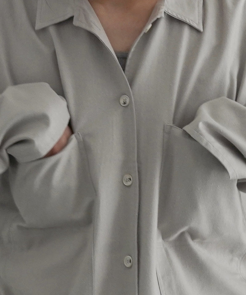 Baserange Gren overshirt "PRUNGREY"