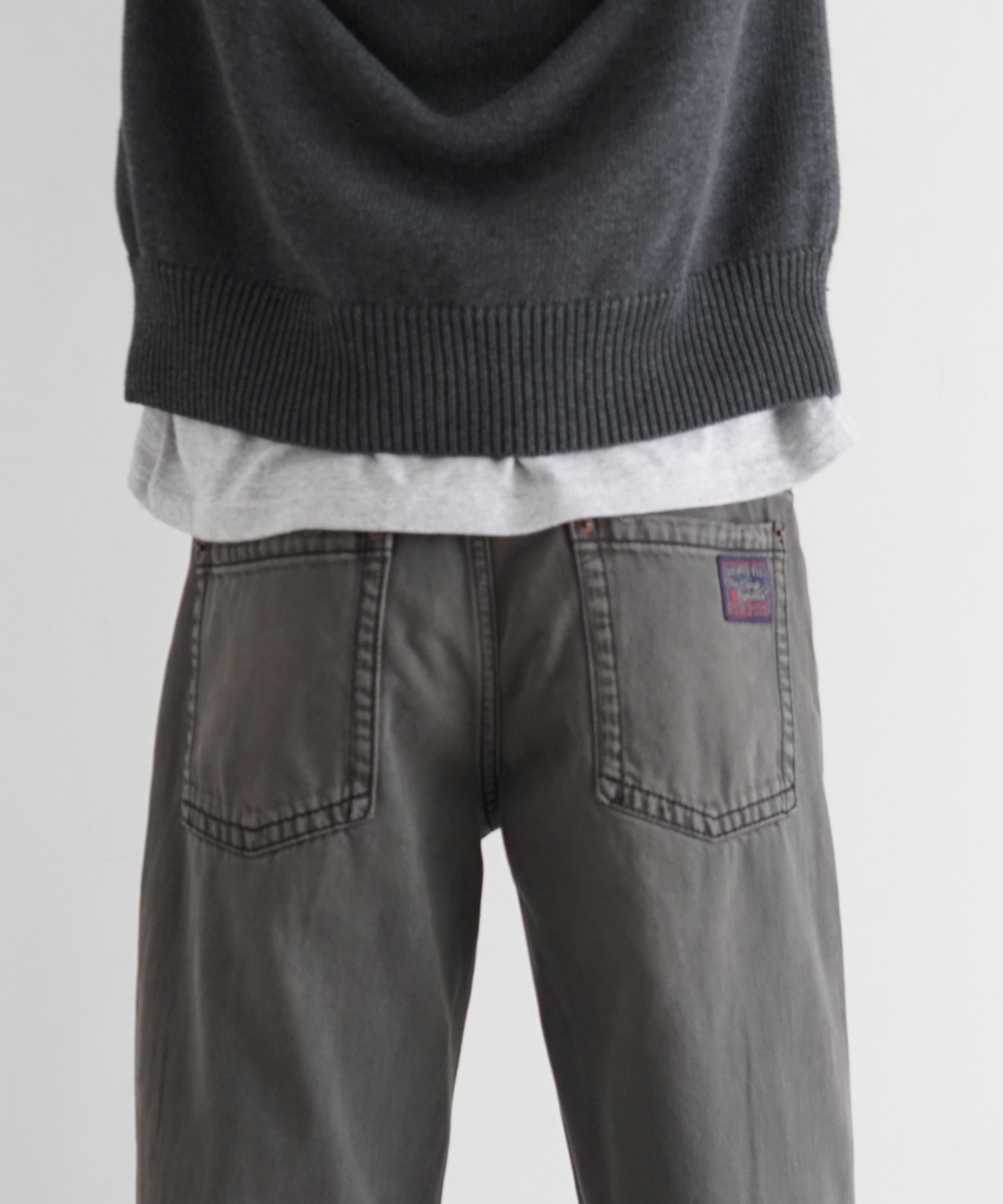 FAX COPY EXPRESS Vintage washed brown-black 888 "GREY" M