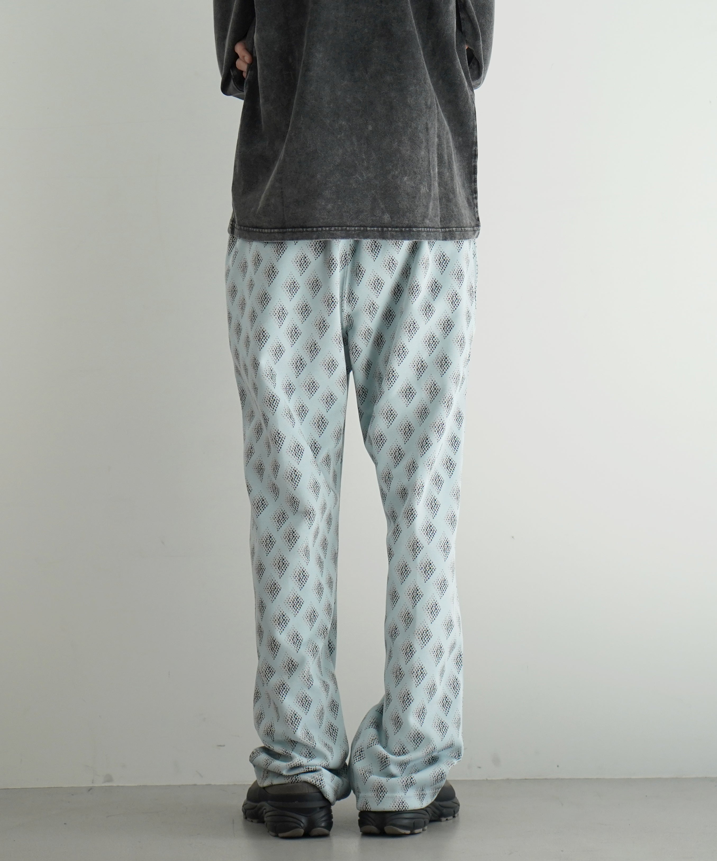 NEEDLES Track pant - Poly Jacquard "DIAMOND"