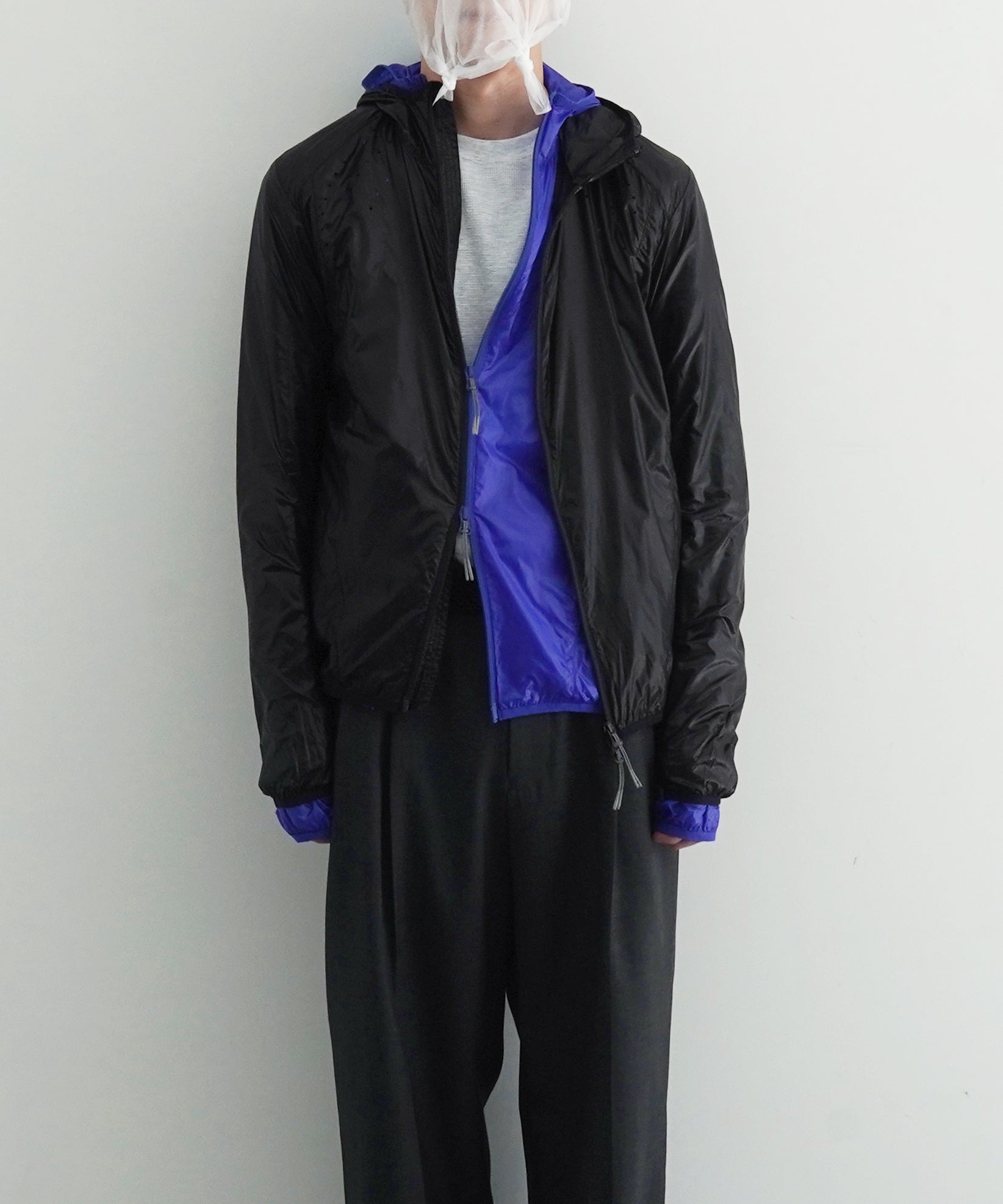 ROA Hue packable wind jacket "BLACK"