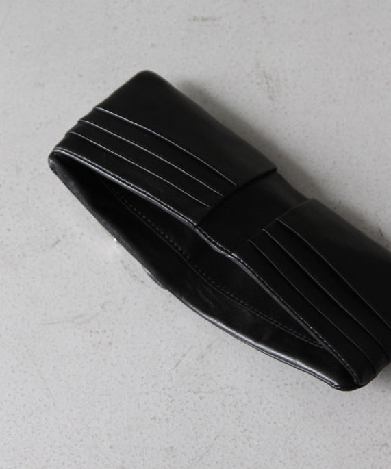 ED ROBERT JUDSON Frame half wallet (smooth) "BLACK"