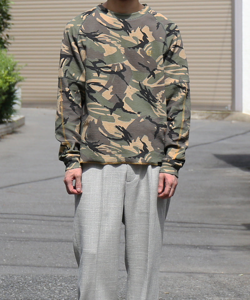 Evisen Skateboardsゑ Woodland thermal ls tee "CAMO"