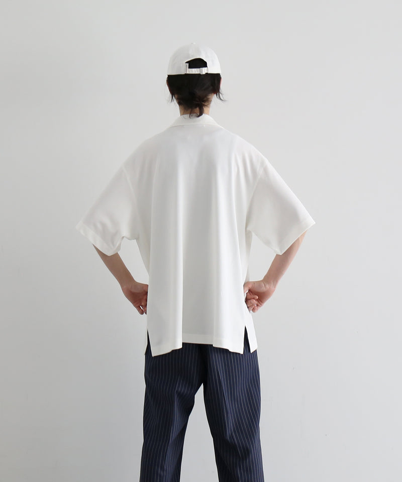 NEONSIGN Unfinished polo "hcs" "OFF WHITE"