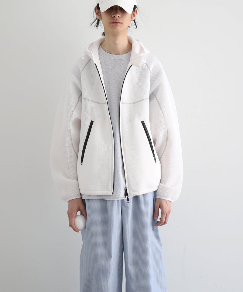 Laid.B "Oka" shell parka "WHITE"